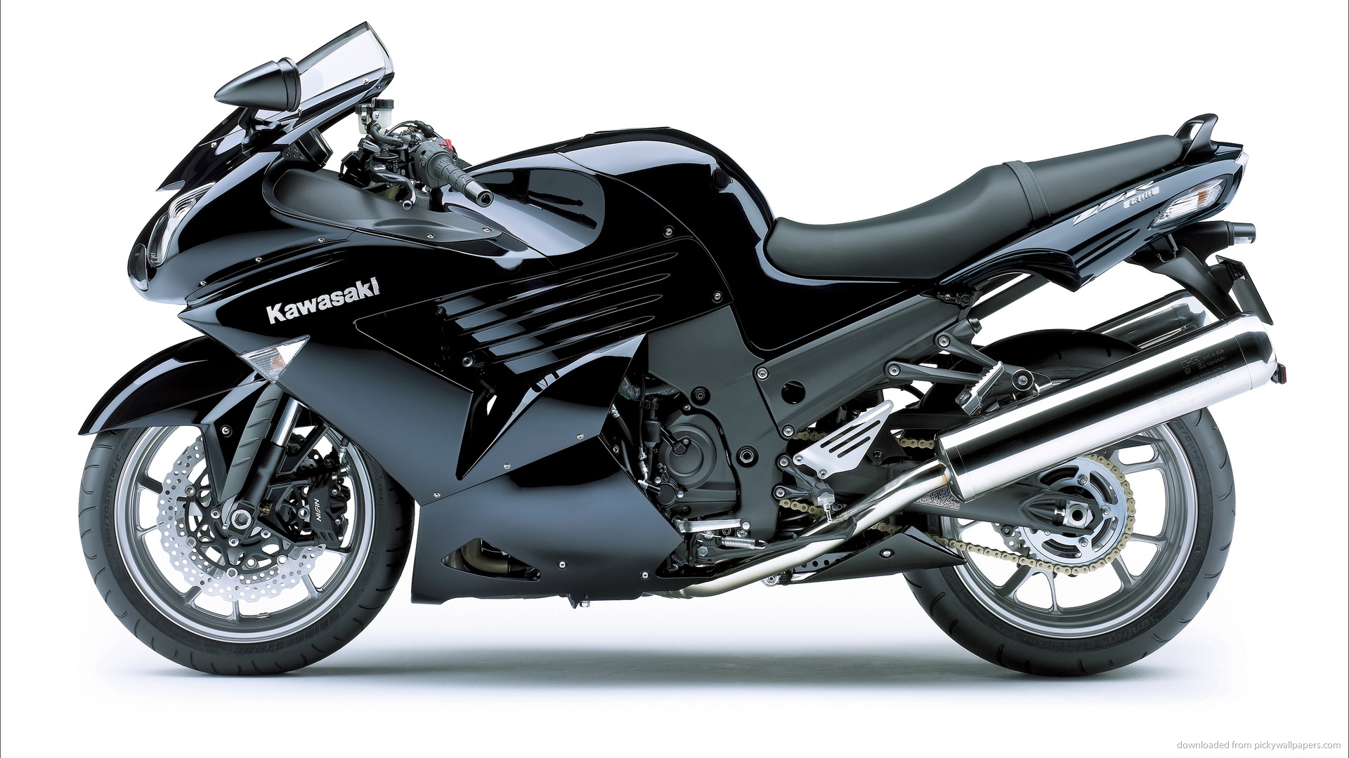 Мотоцикл модели Kawasaki ZZR 1400