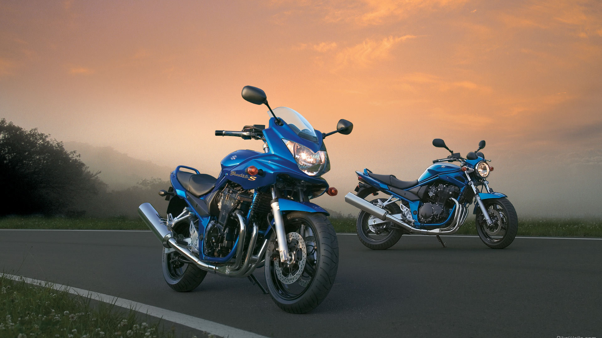 Быстрый мотоцикл Suzuki GSF 650