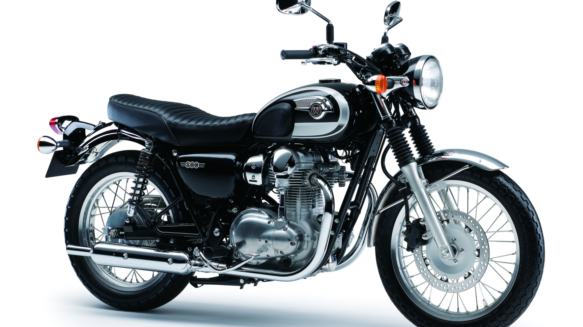 Невероятно быстрый мотоцикл Kawasaki W 800