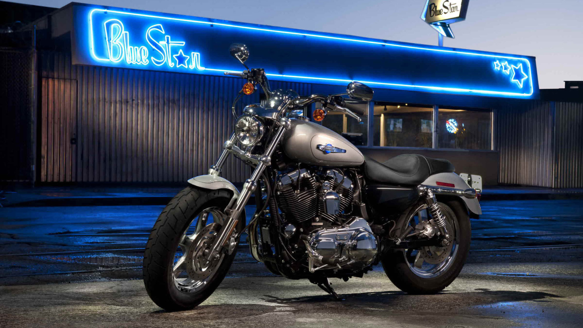 Надежный мотоцикл Harley-Davidson XL 1200C Sportster Custom