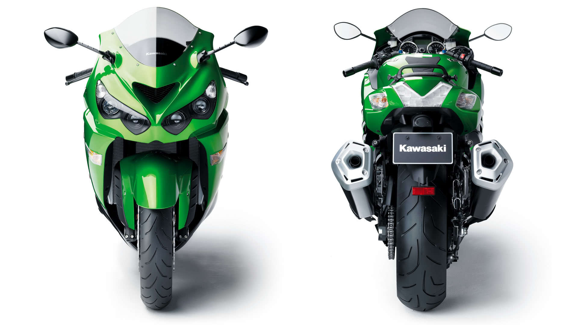 Невероятно быстрый мотоцикл Kawasaki ZZR 1400