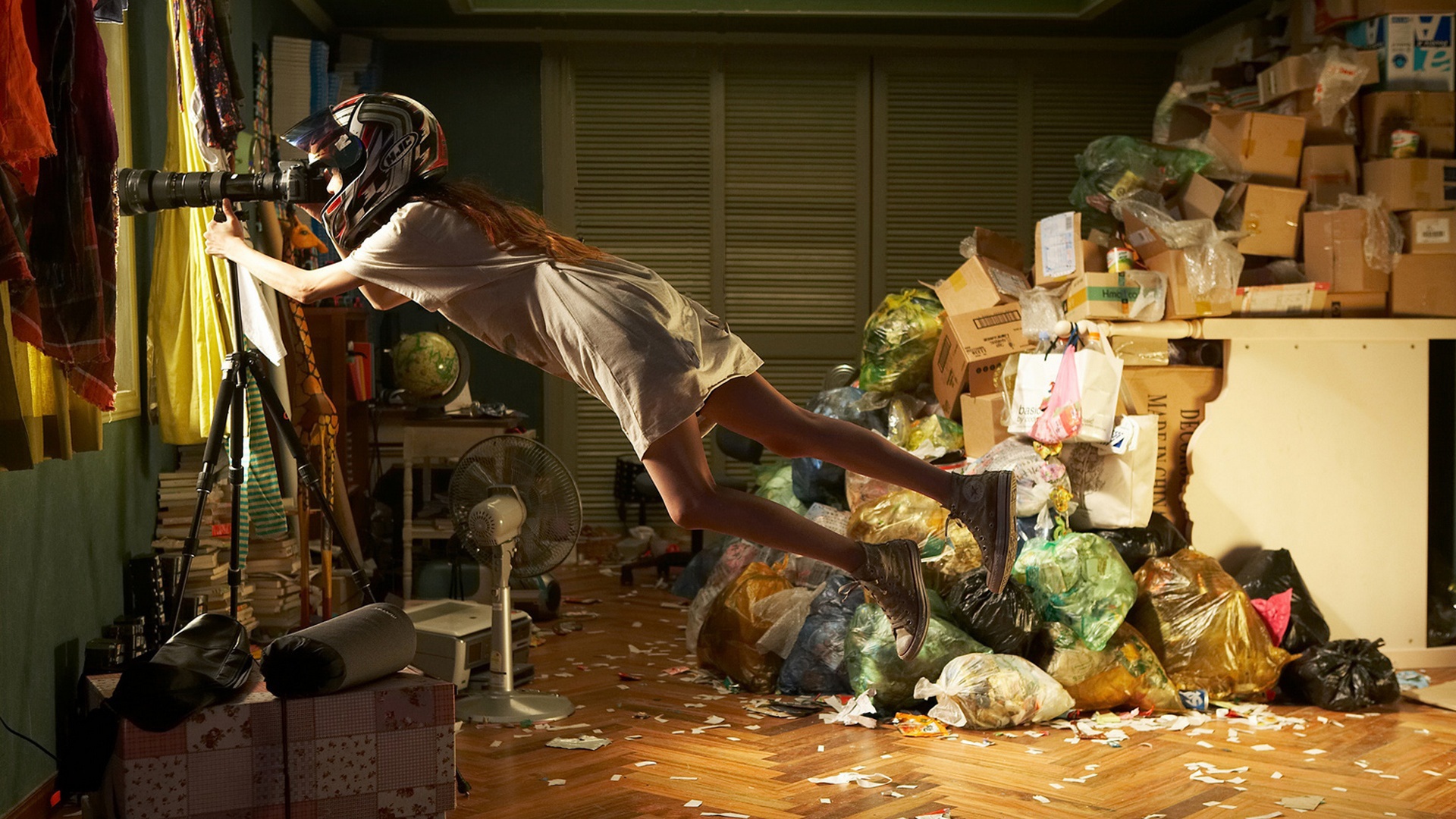 Летающая девушка