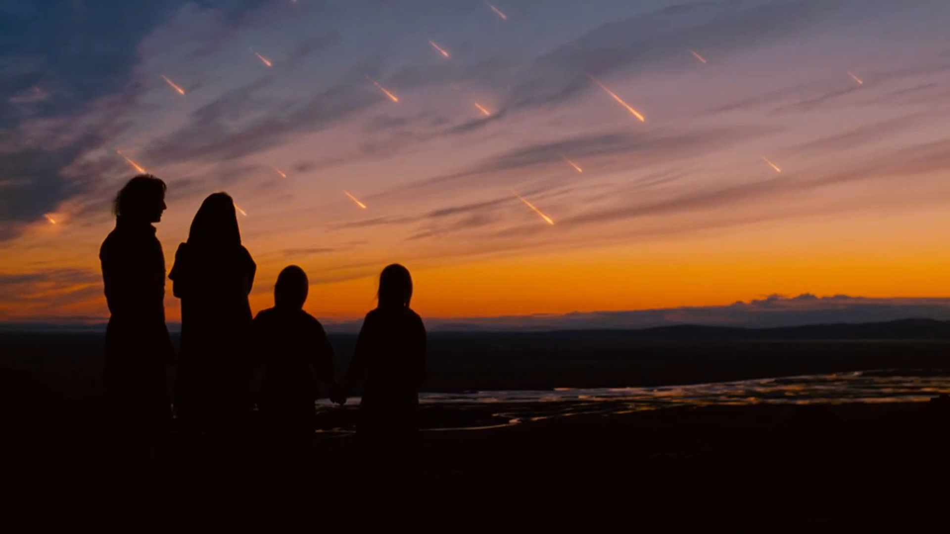 Ной люди смотрят на город