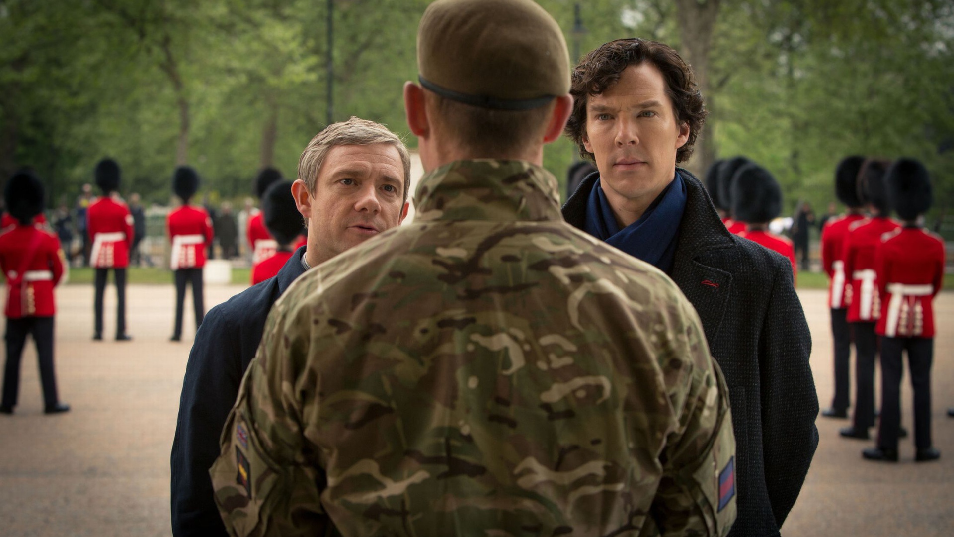 Беседа с военным в сериале Шерлок