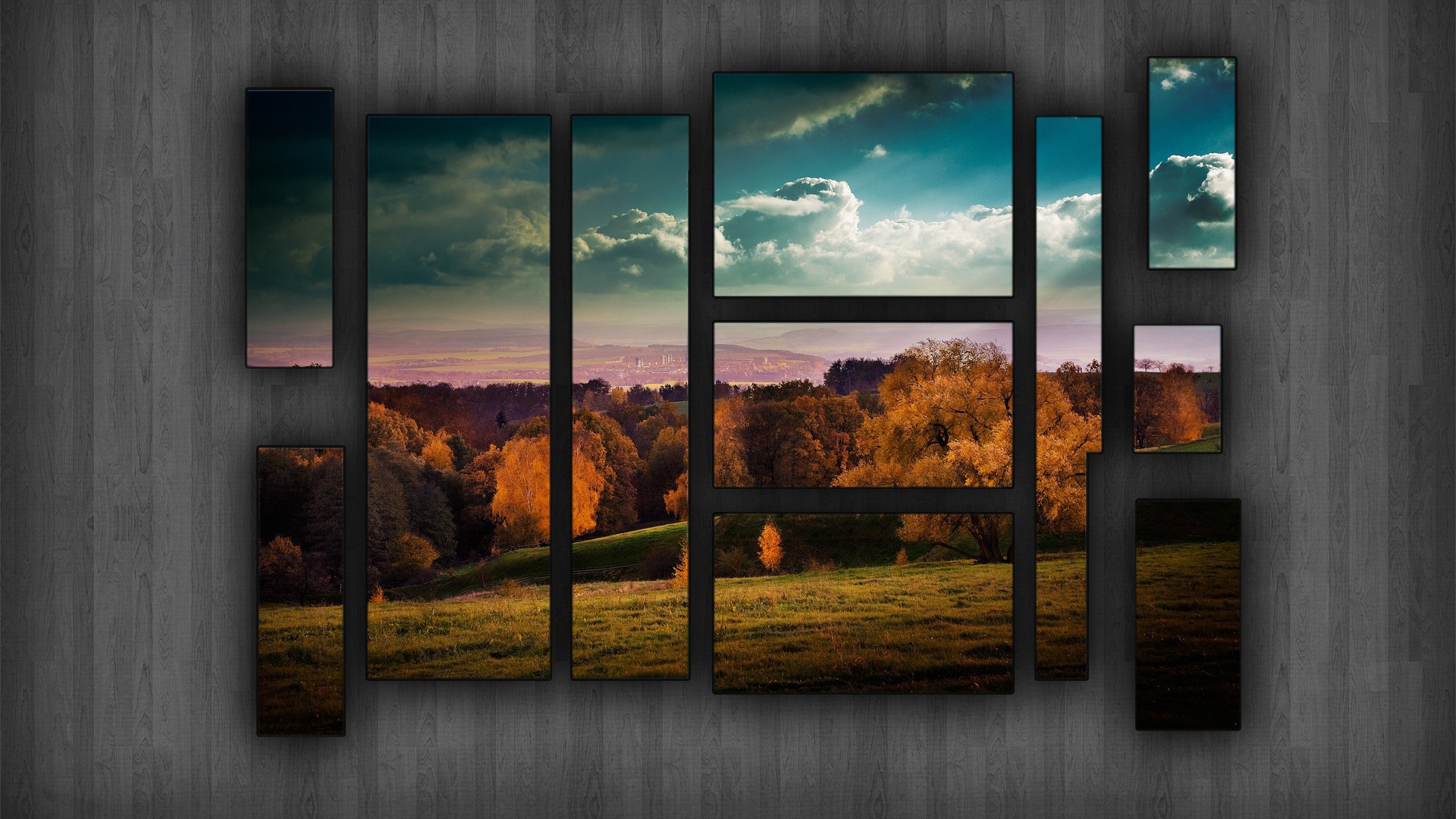 Витраж в природу