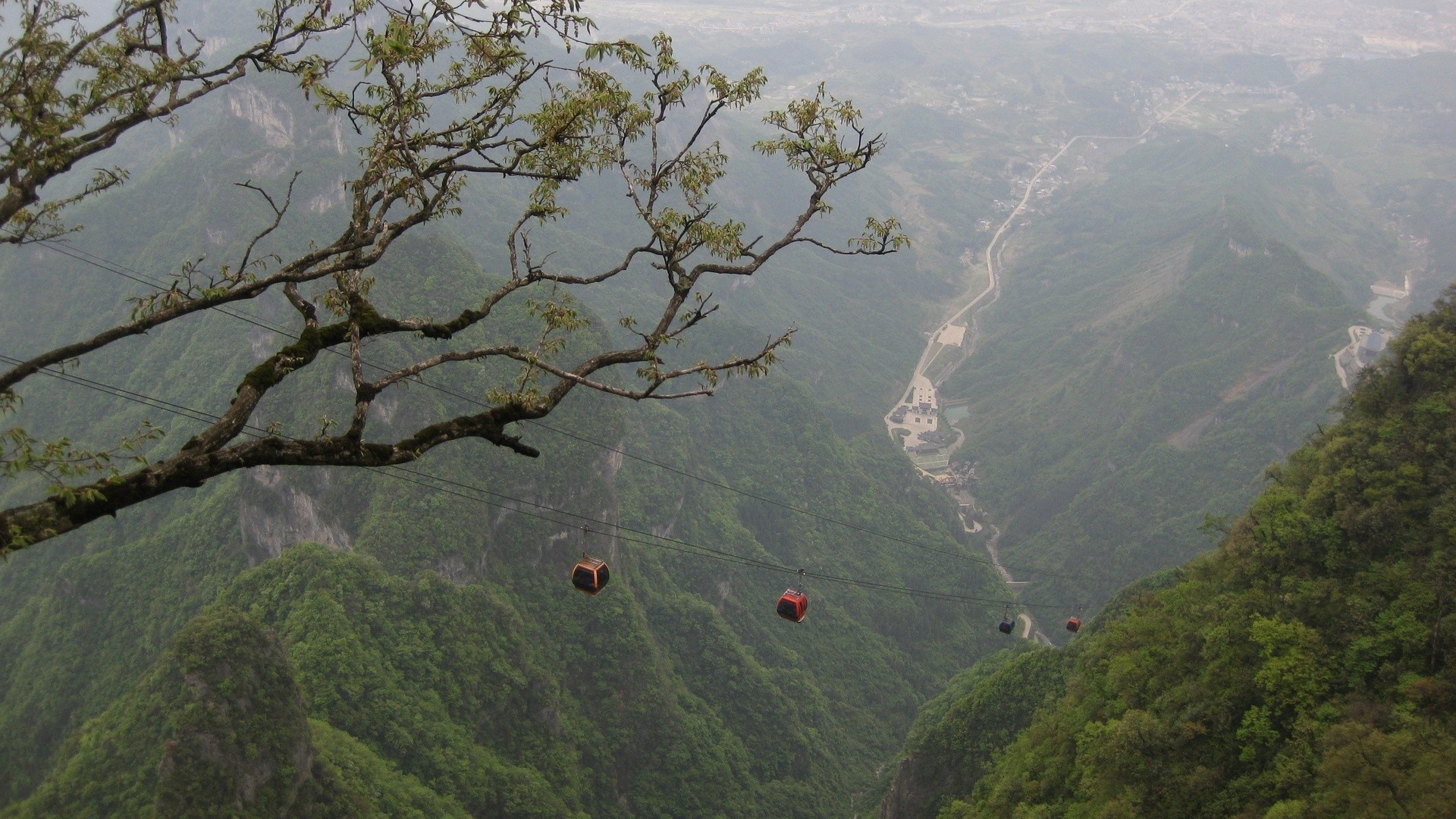 Панорама с горной вершины