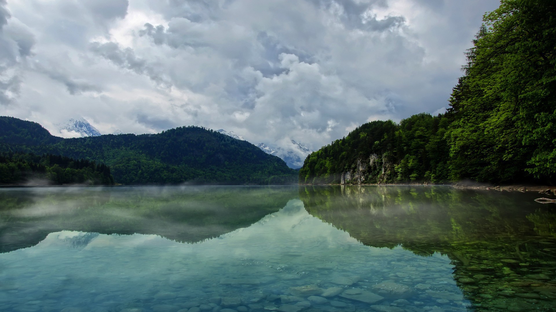 Туман над озером