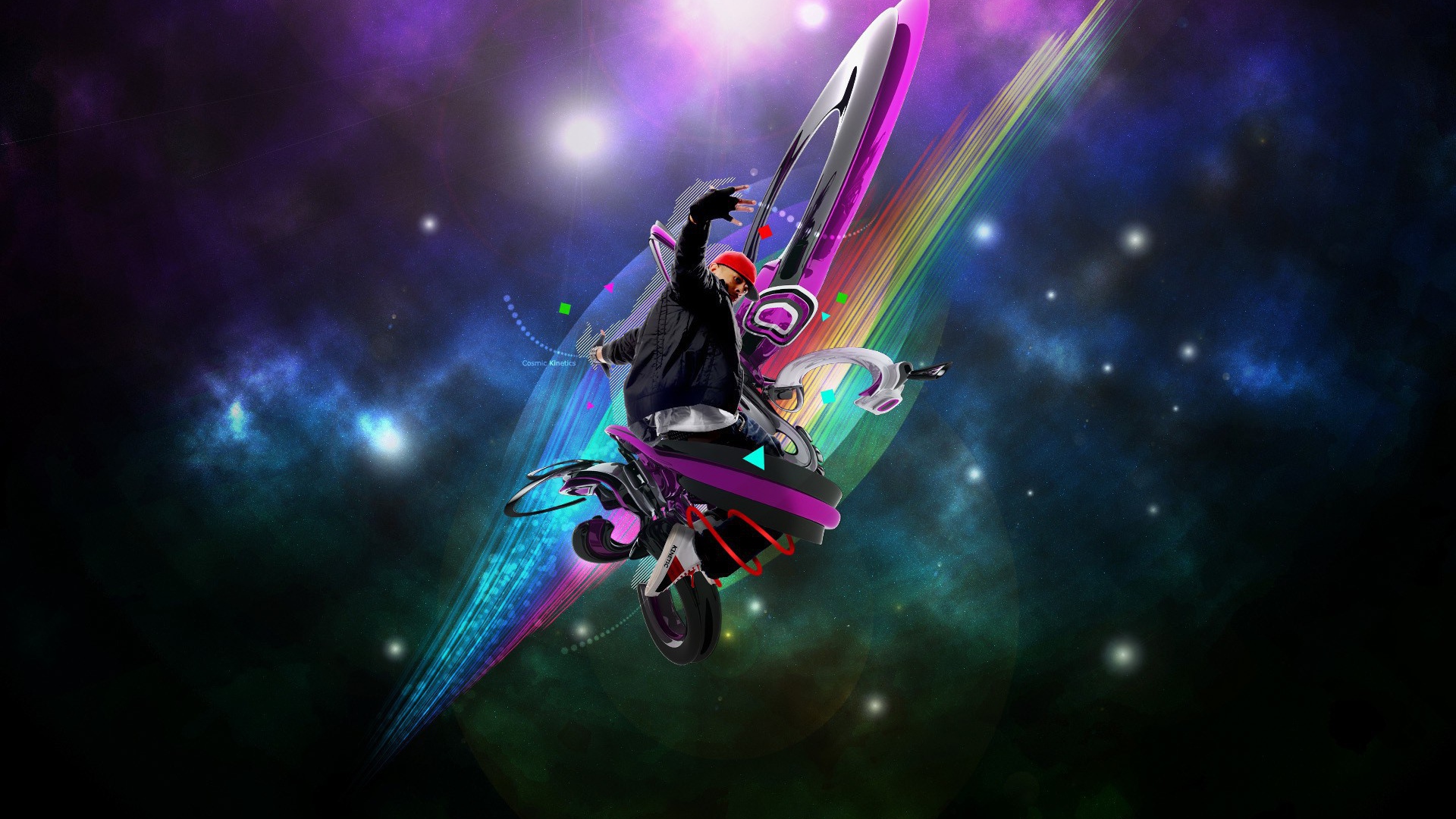 Абстракция с танцором