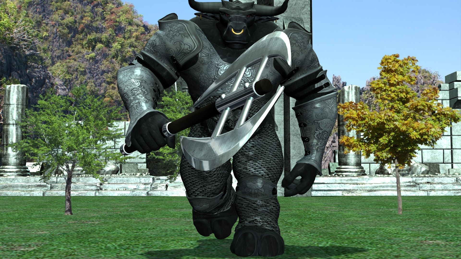 Минотавр с топором