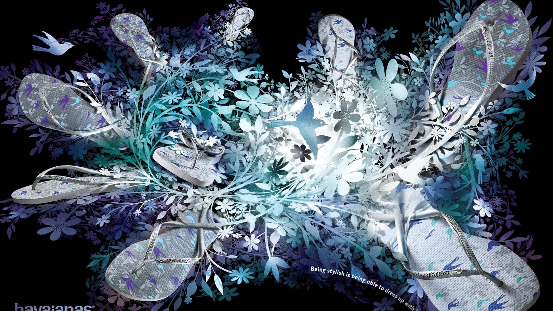 Тапочки и птица