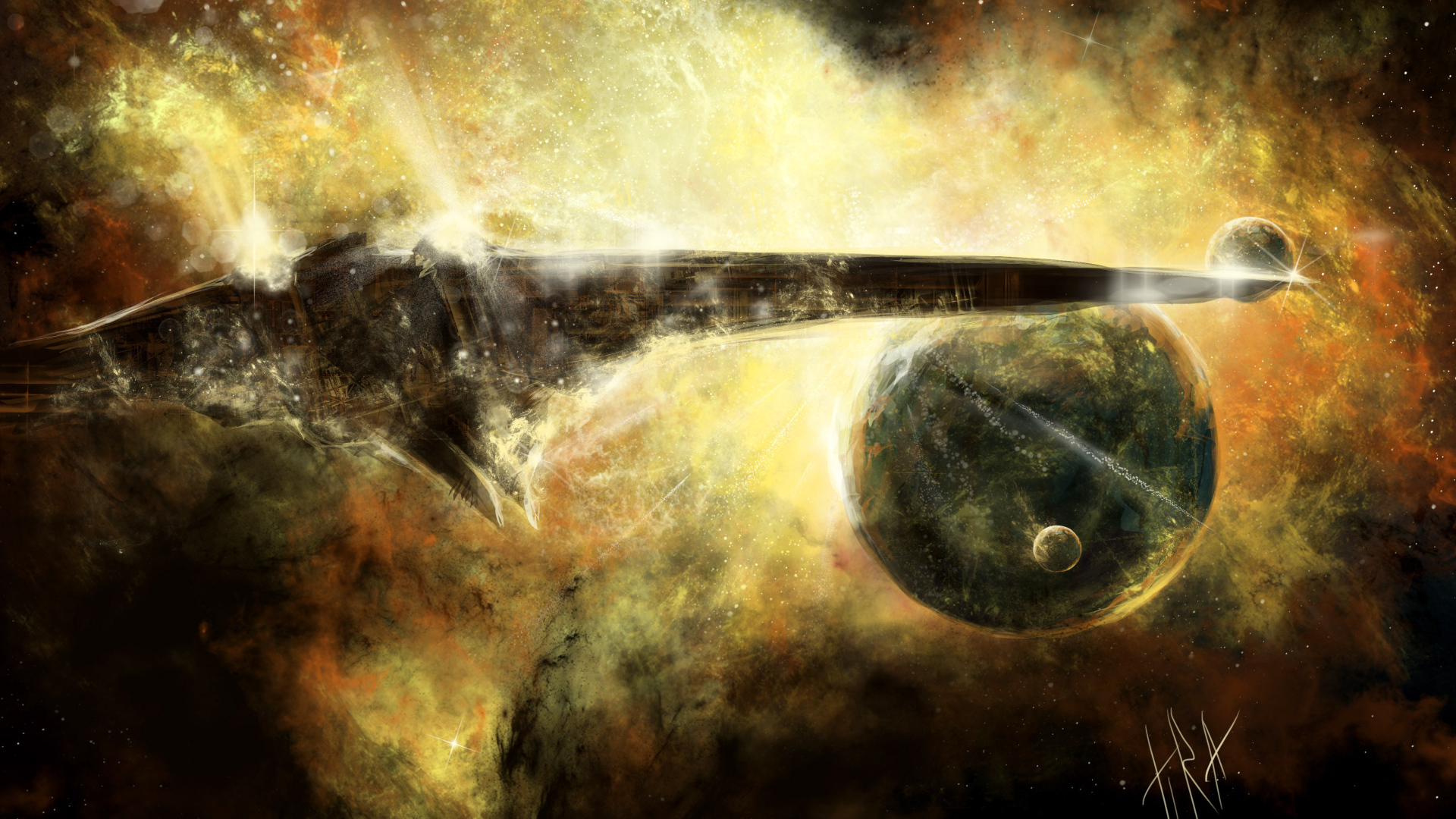 Полет космического корабля