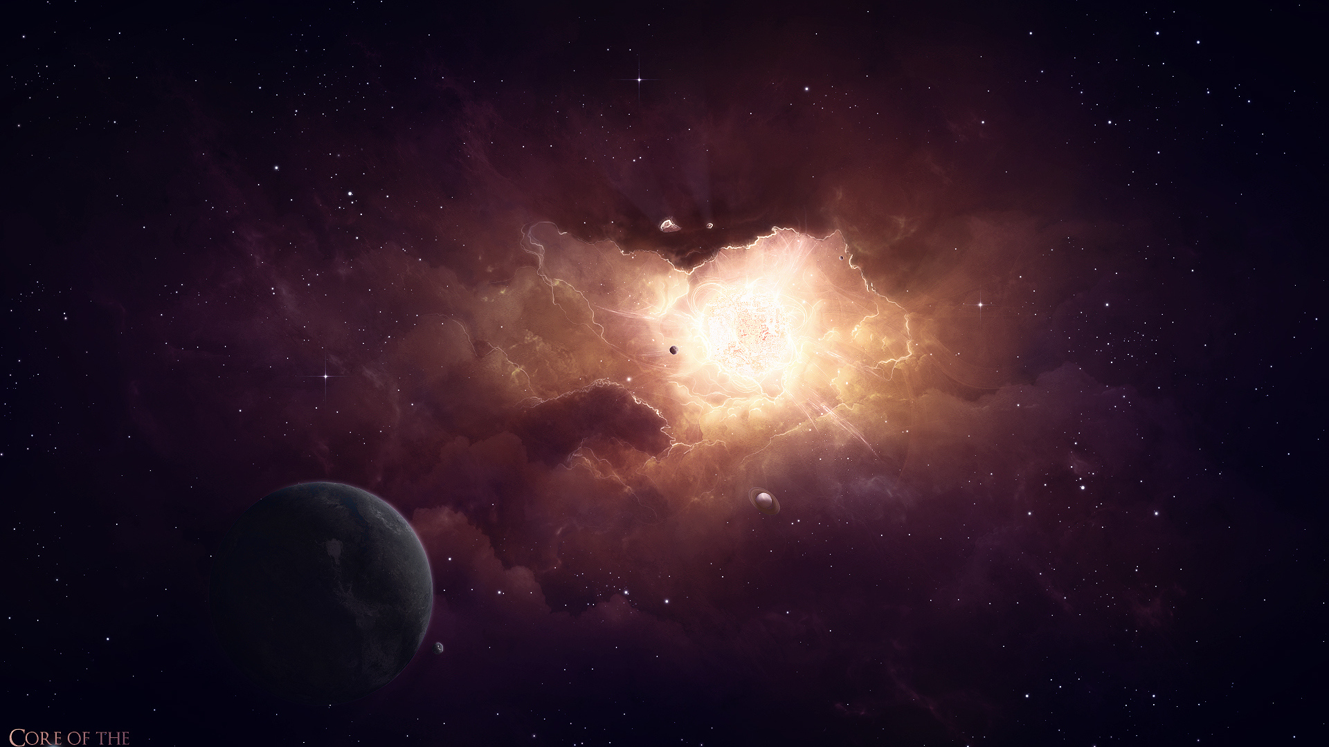 Планета в космосе