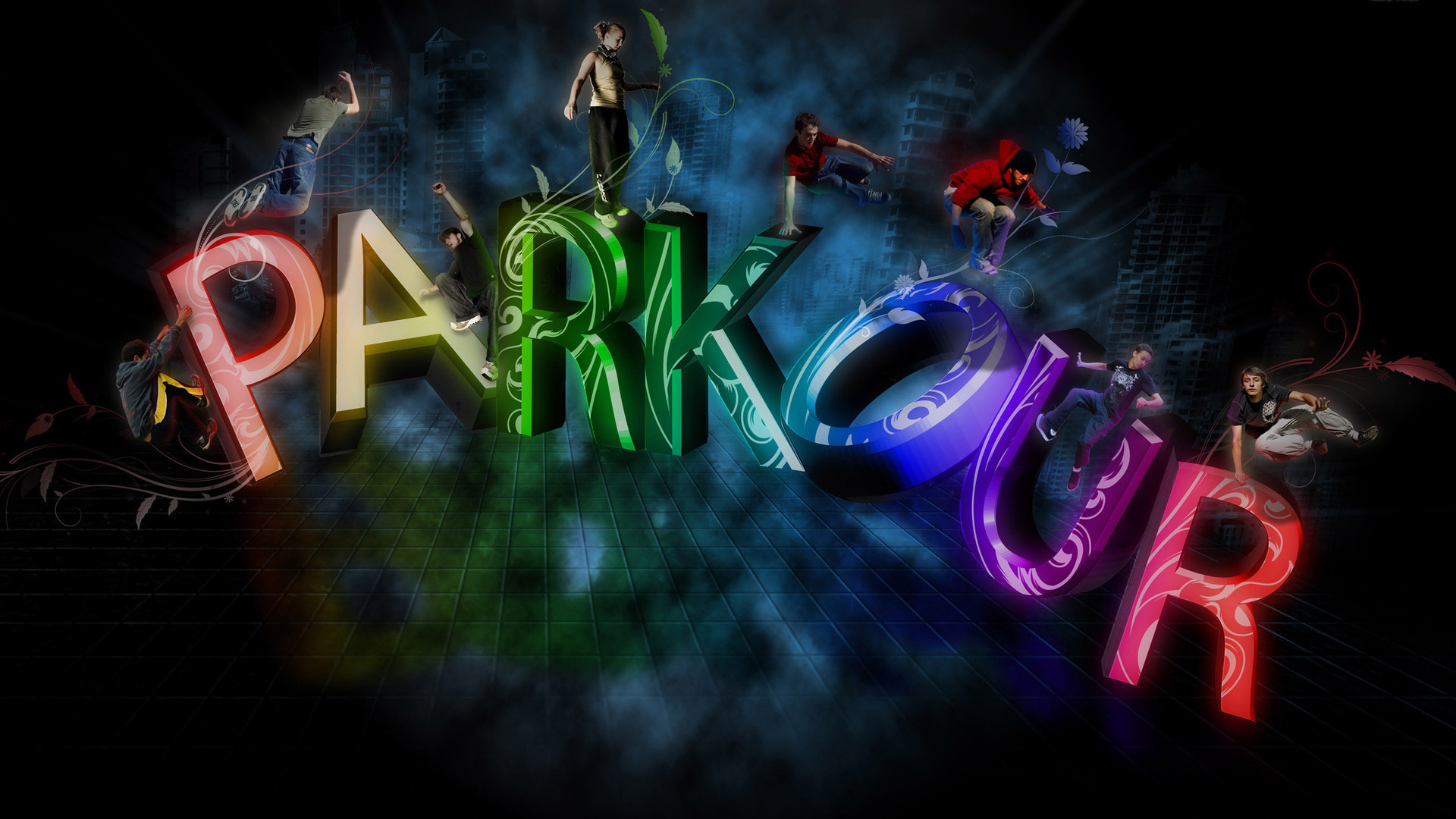 Модное движение паркур