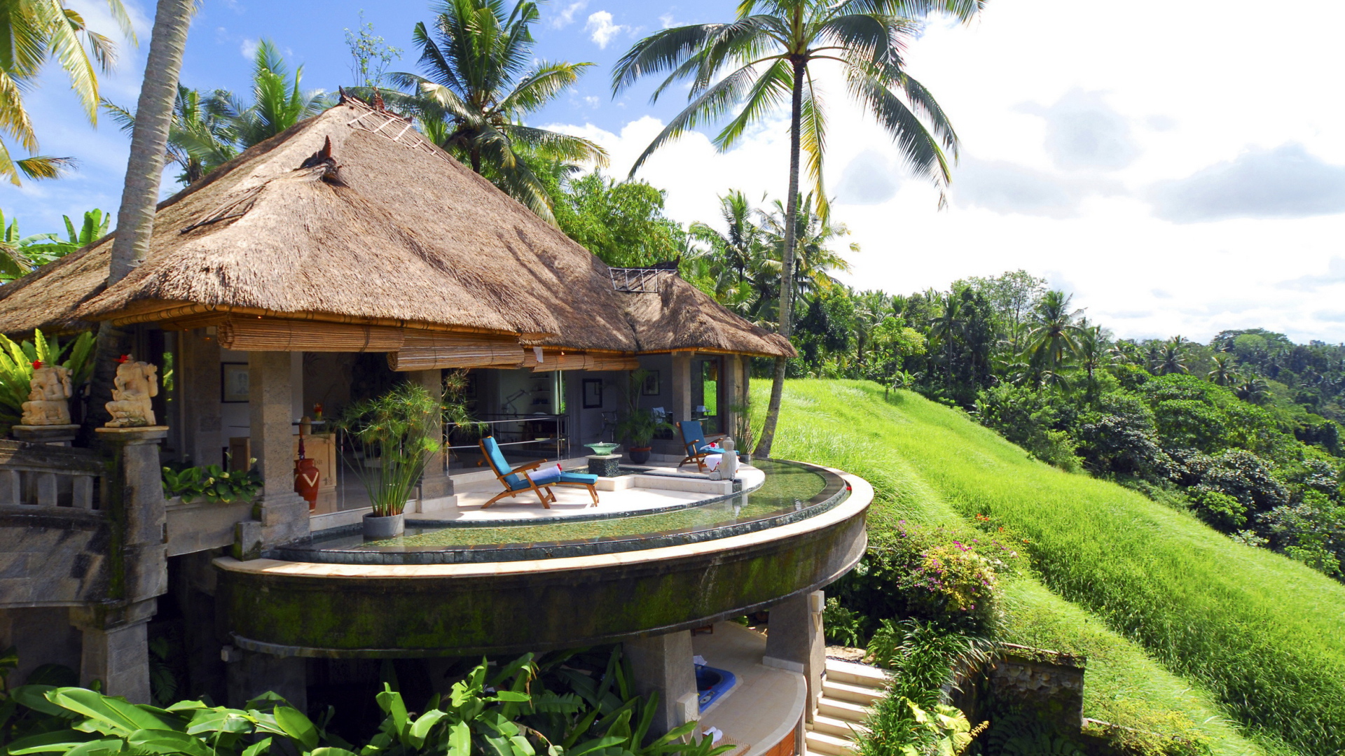 Вилла на холме на Бали