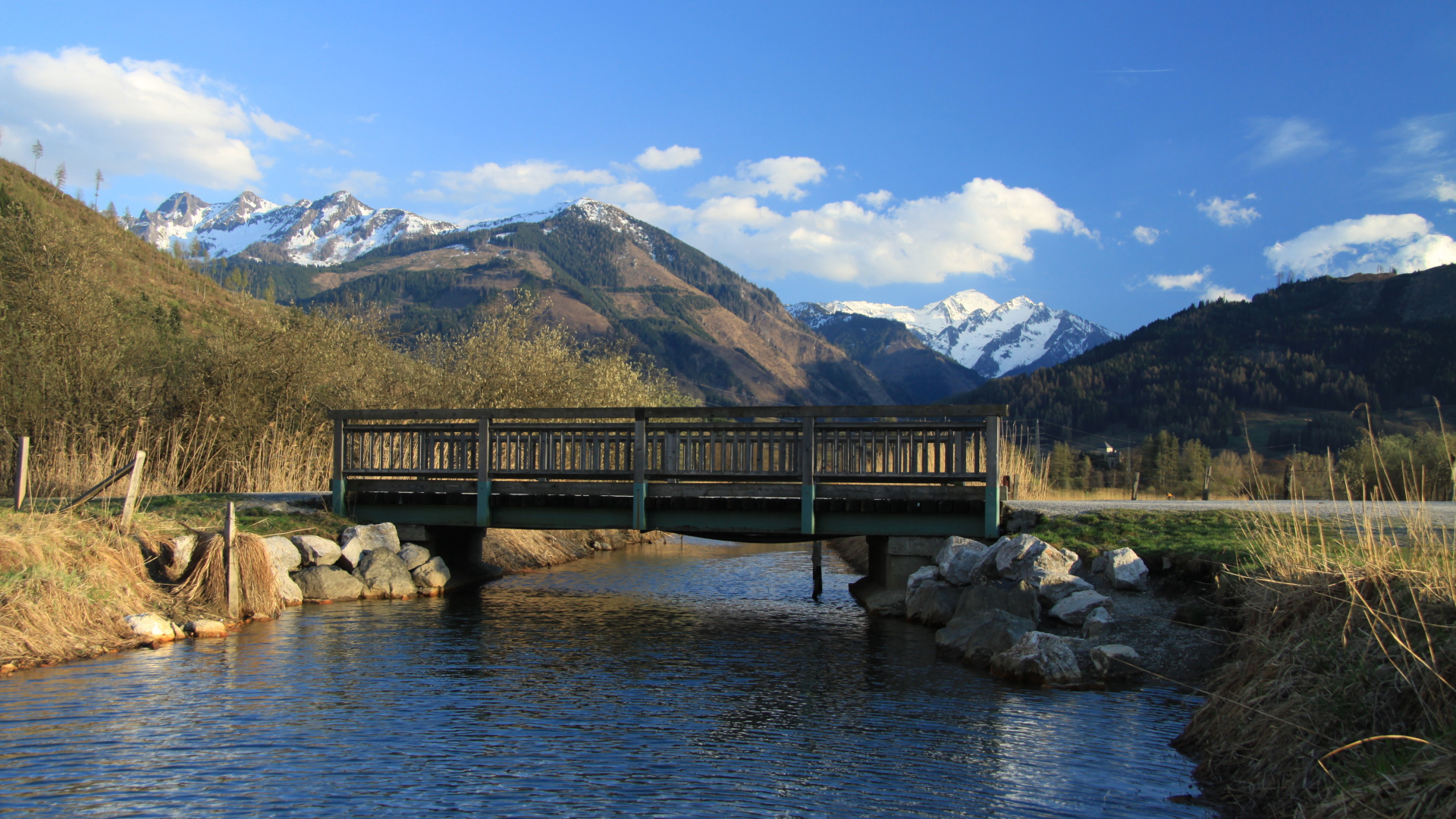 Мост на курорте Цель-ам-Зее, Австрия