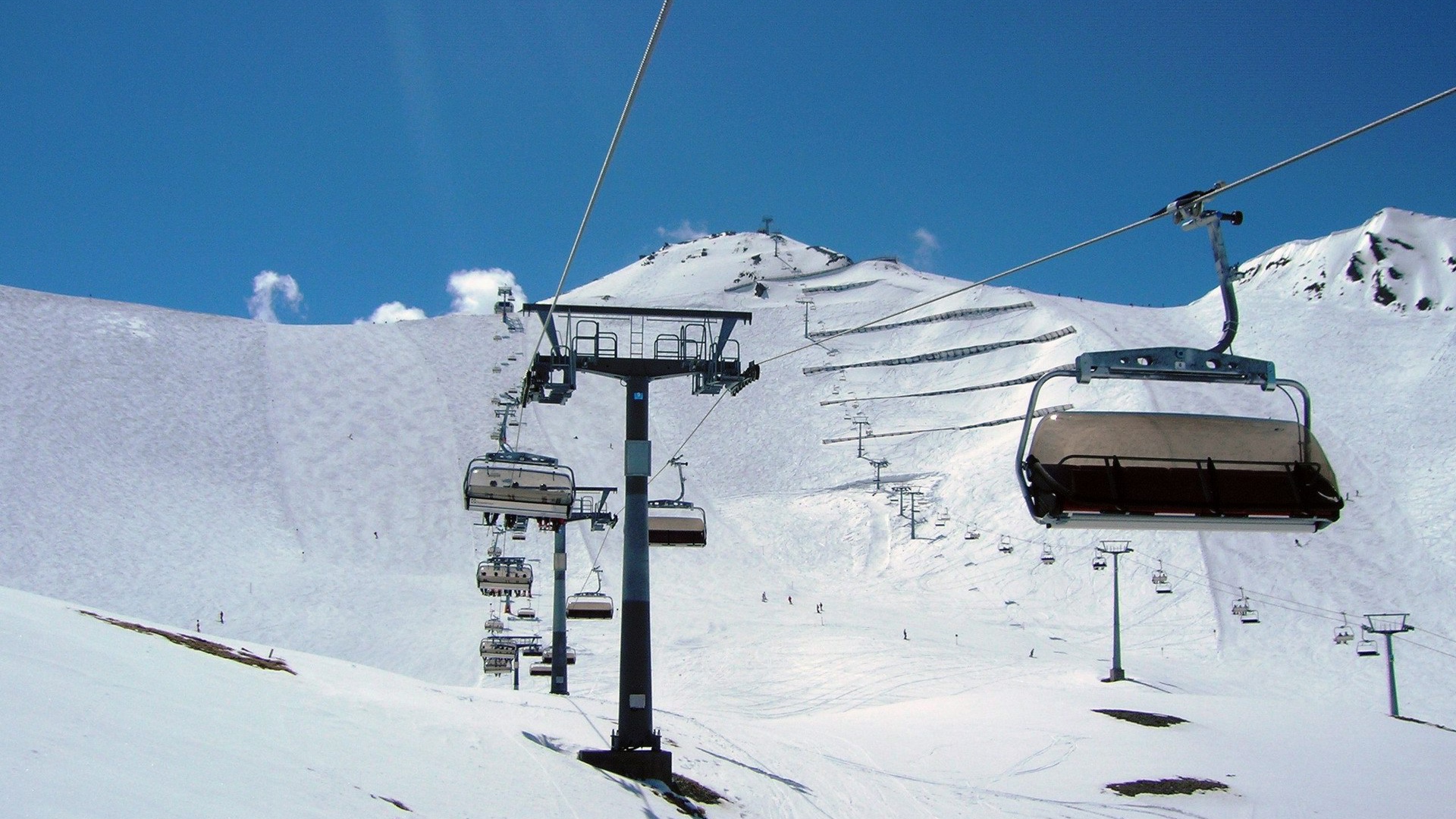 Подъемник на горнолыжном курорте Ишгль, Австрия