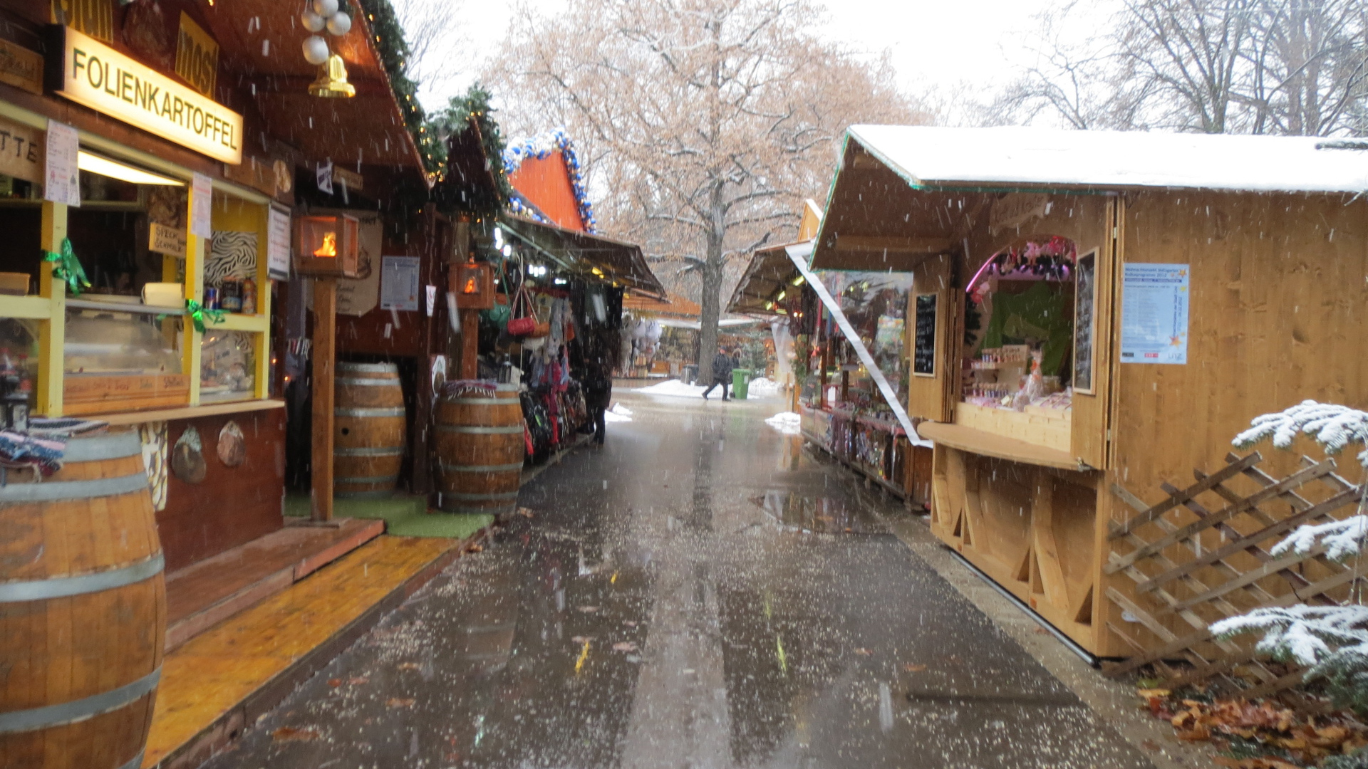 Рынок в городе Линц, Австрия