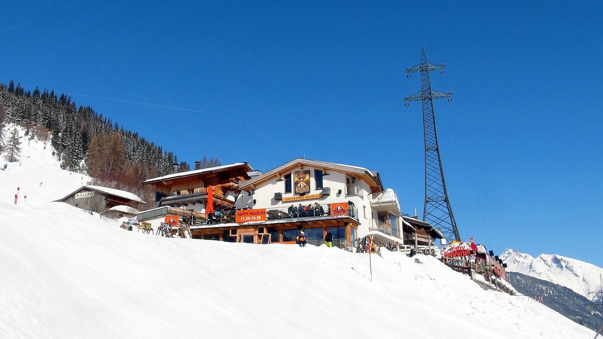 Ресторан на горнолыжном курорте Сант Антон, Австрия