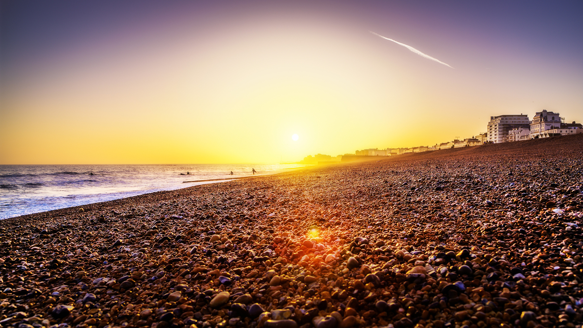 Закат в Брайтоне, Англия