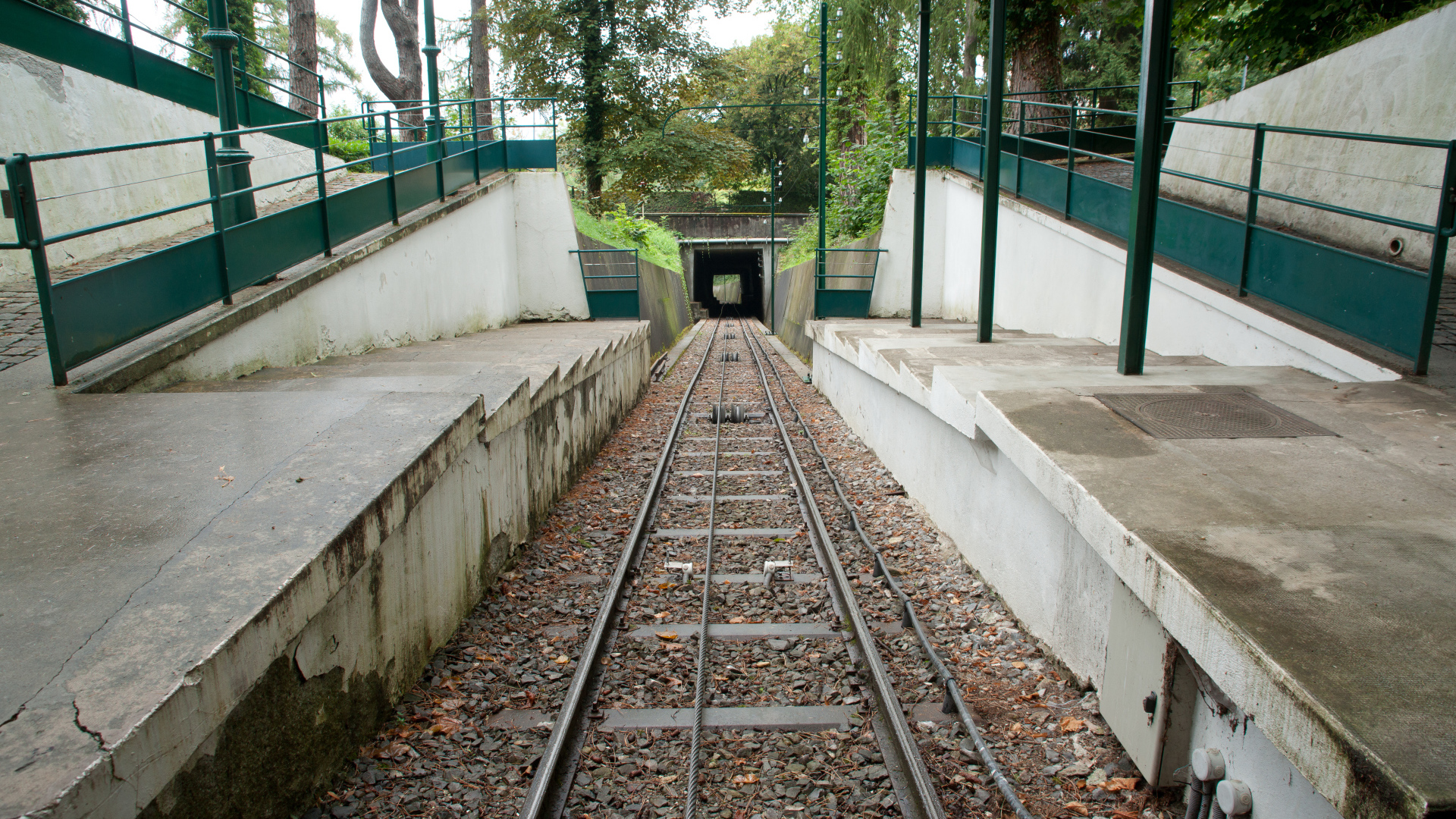 Фуникулер на курорте Эвиан, Франция