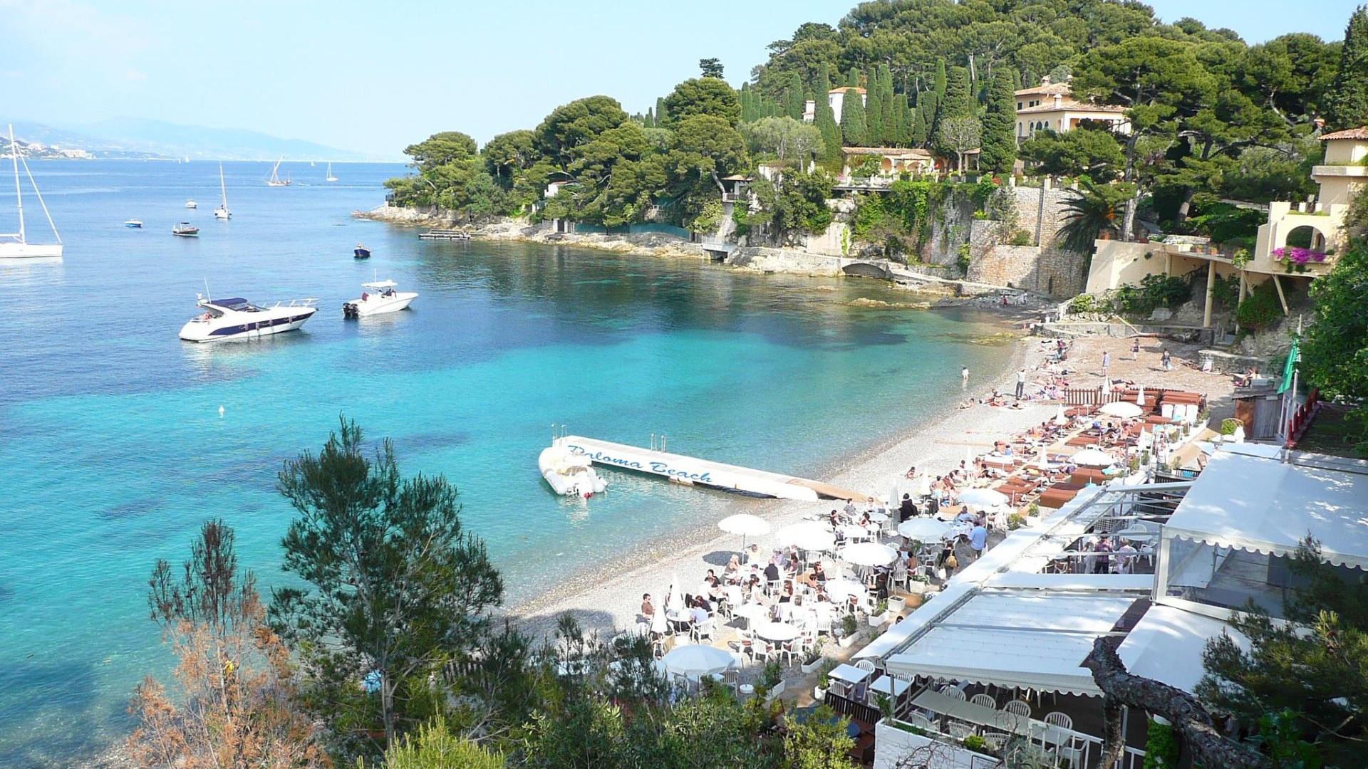 Причал на курорте Сен-Жан-Кап-Ферра, Франция