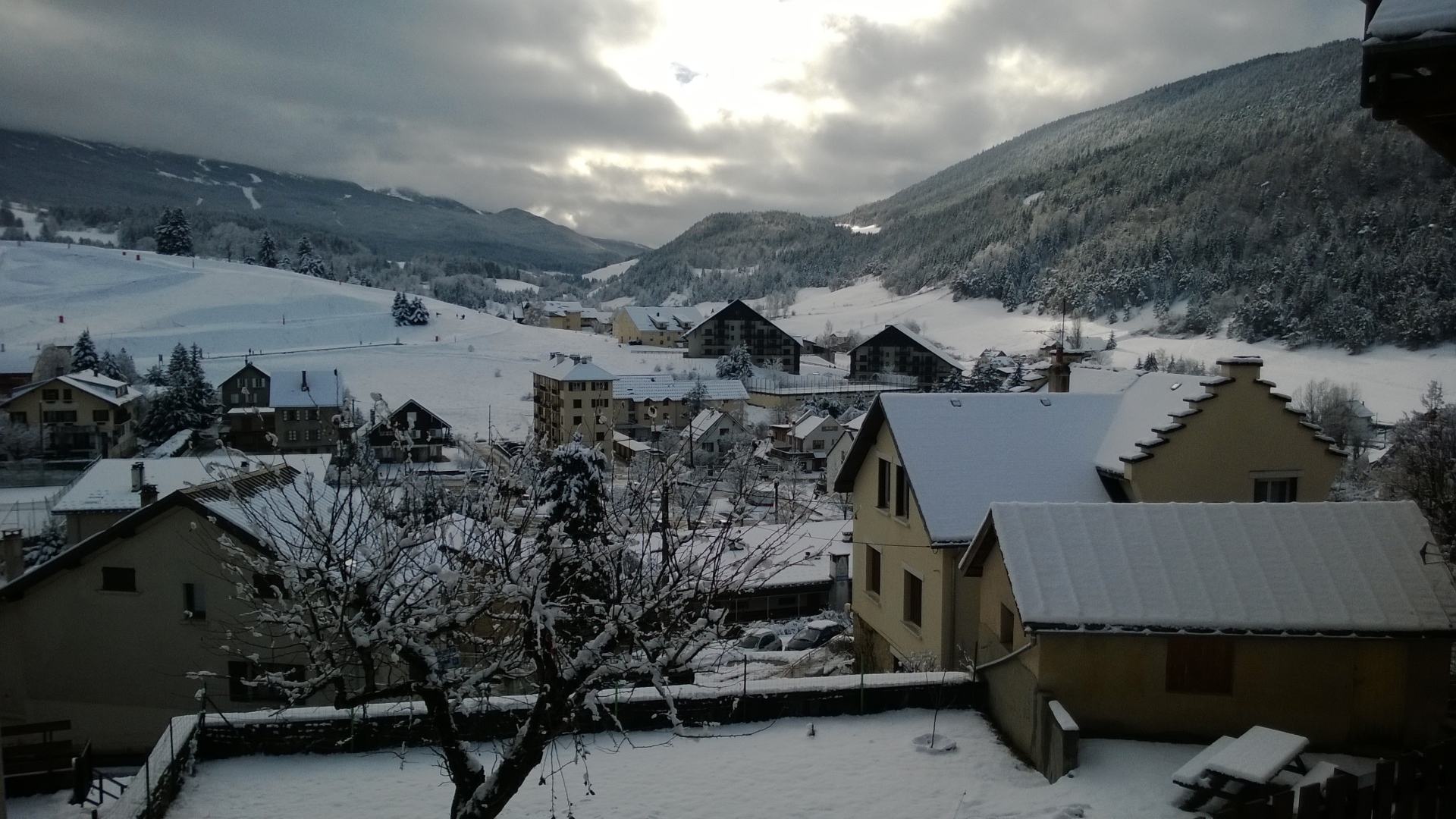 Панорама на курорте Виллар-де-Ланс, Франция