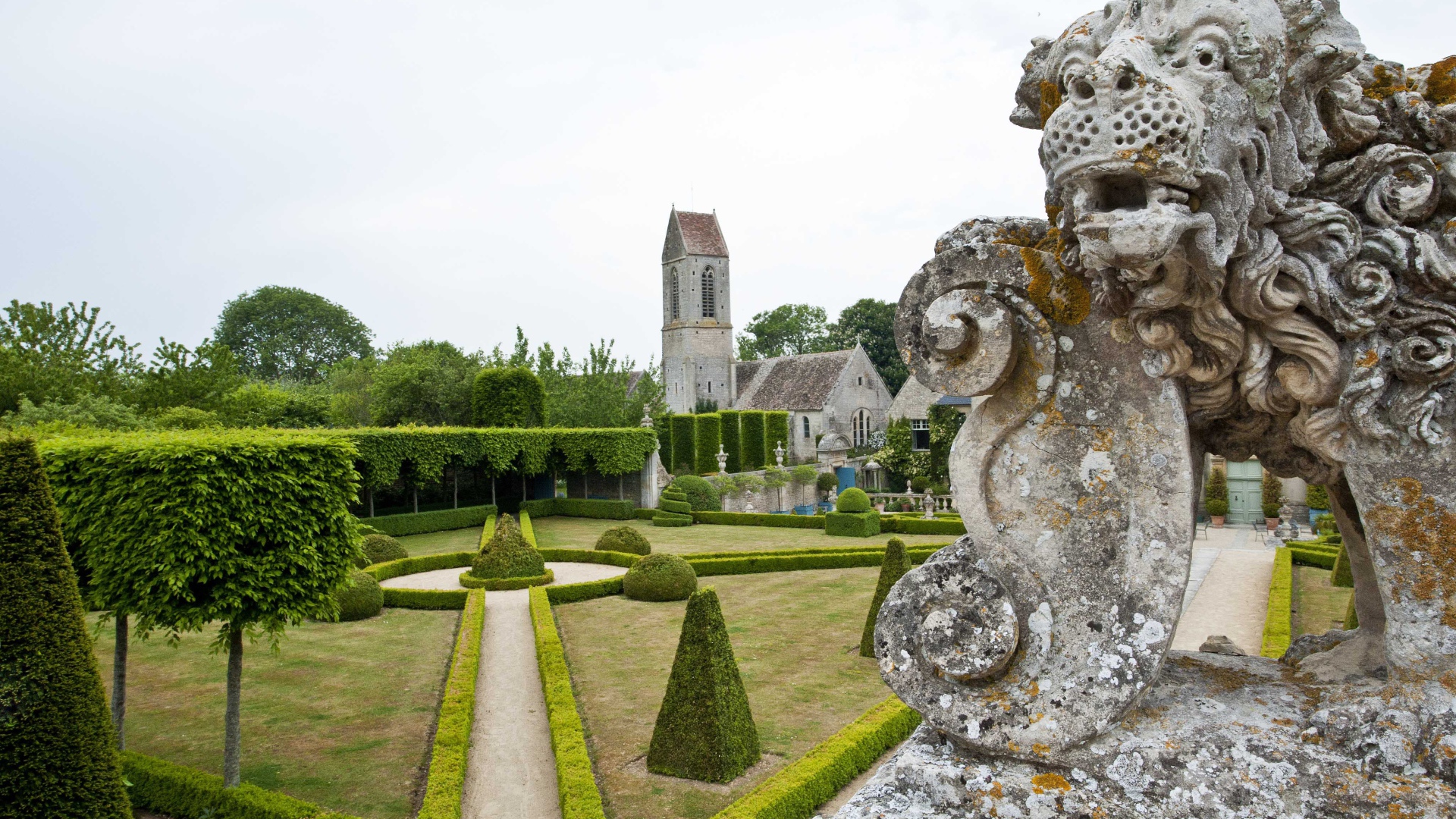 Парк в Нормандии, Франция