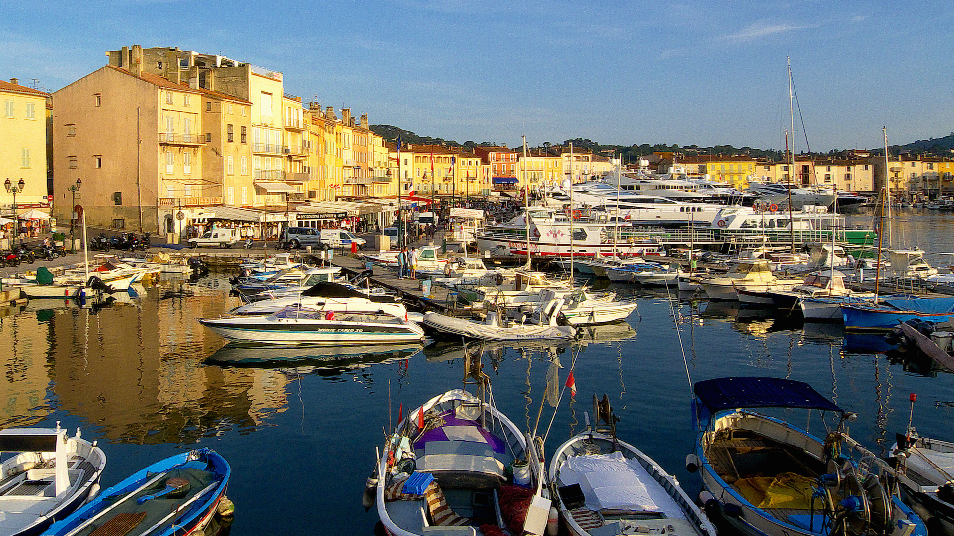 Порт на курорте Сен-Тропе, Франция