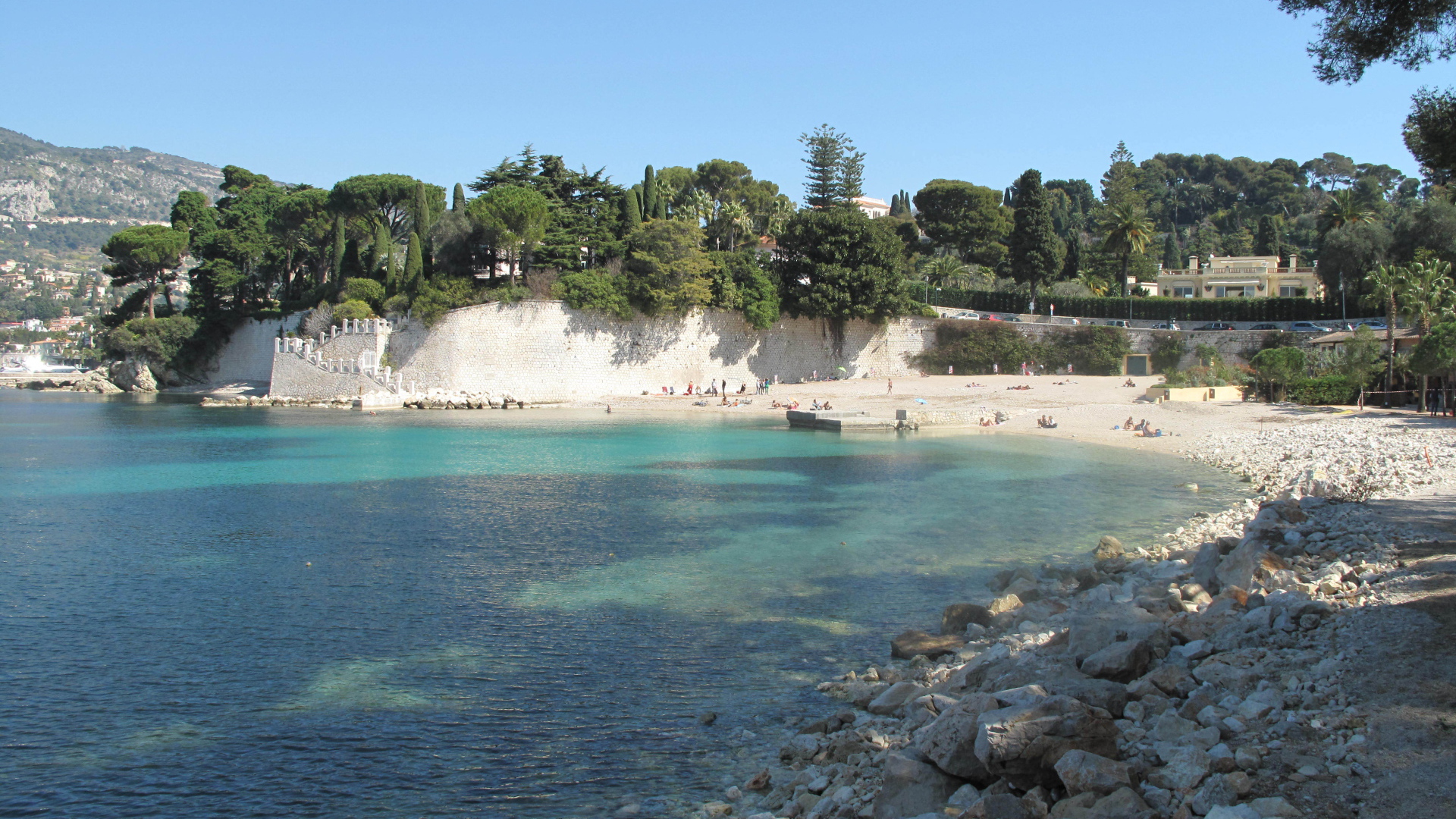 Набережная на курорте Сен-Жан-Кап-Ферра, Франция