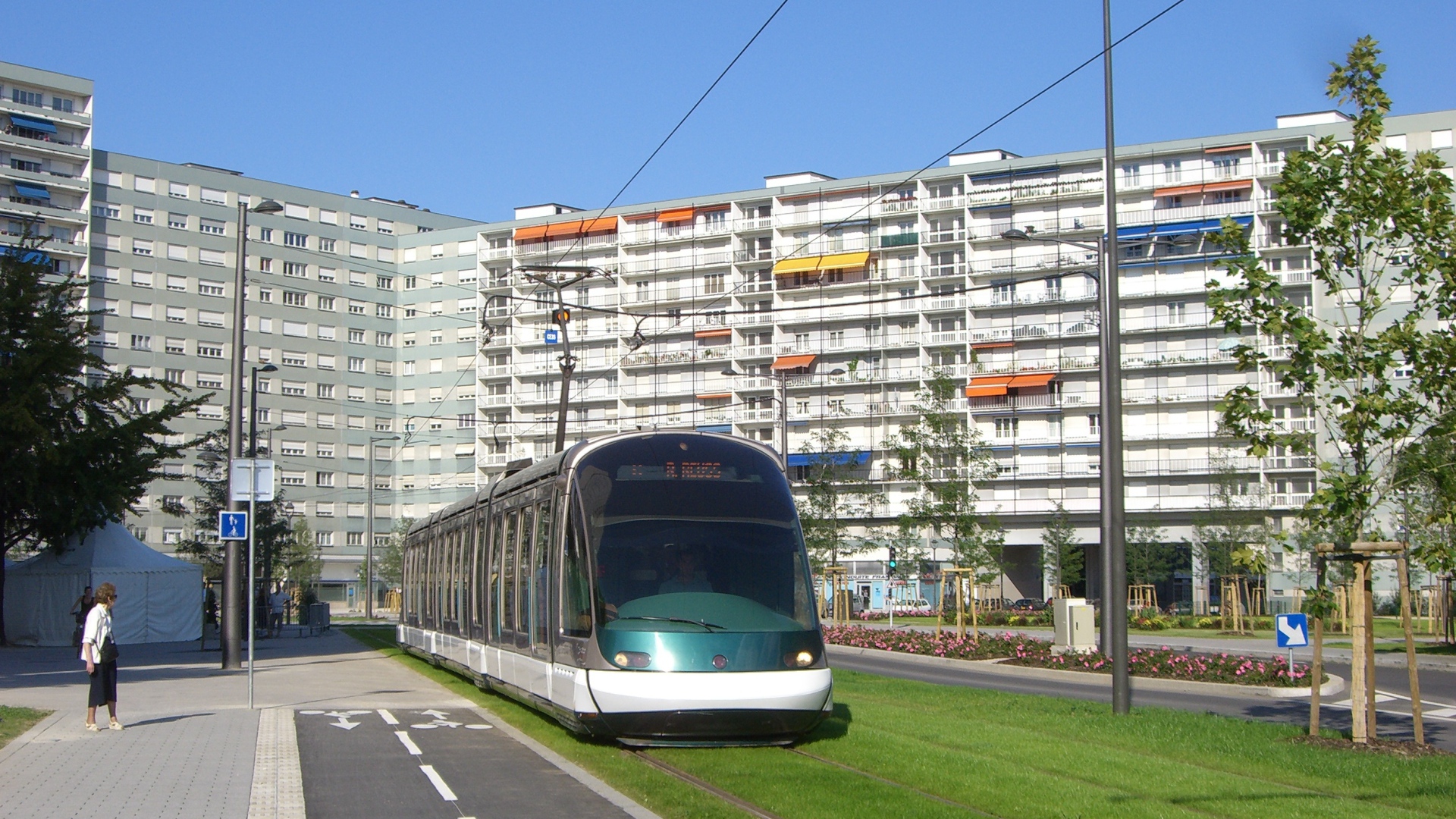 Улица в городе Страсбург, Франция