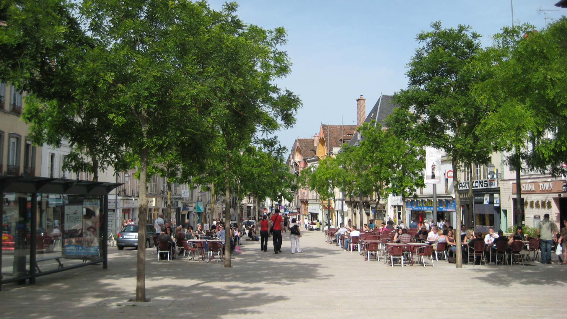 Улица в провинции Шампань, Франция