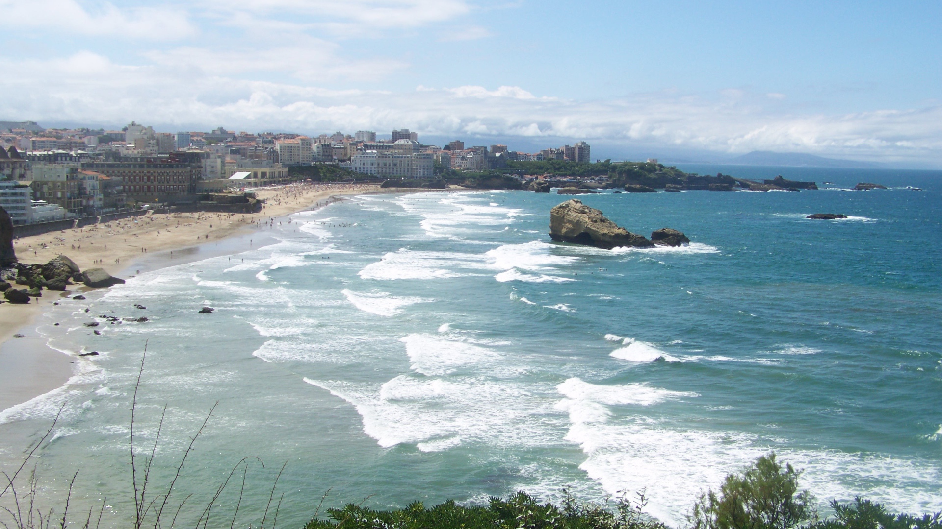 Летний отдых на курорте Биарриц, Франция