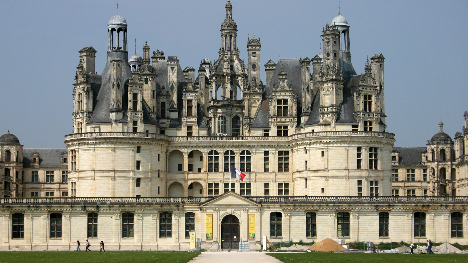 Старинный замок в Луаре, Франция