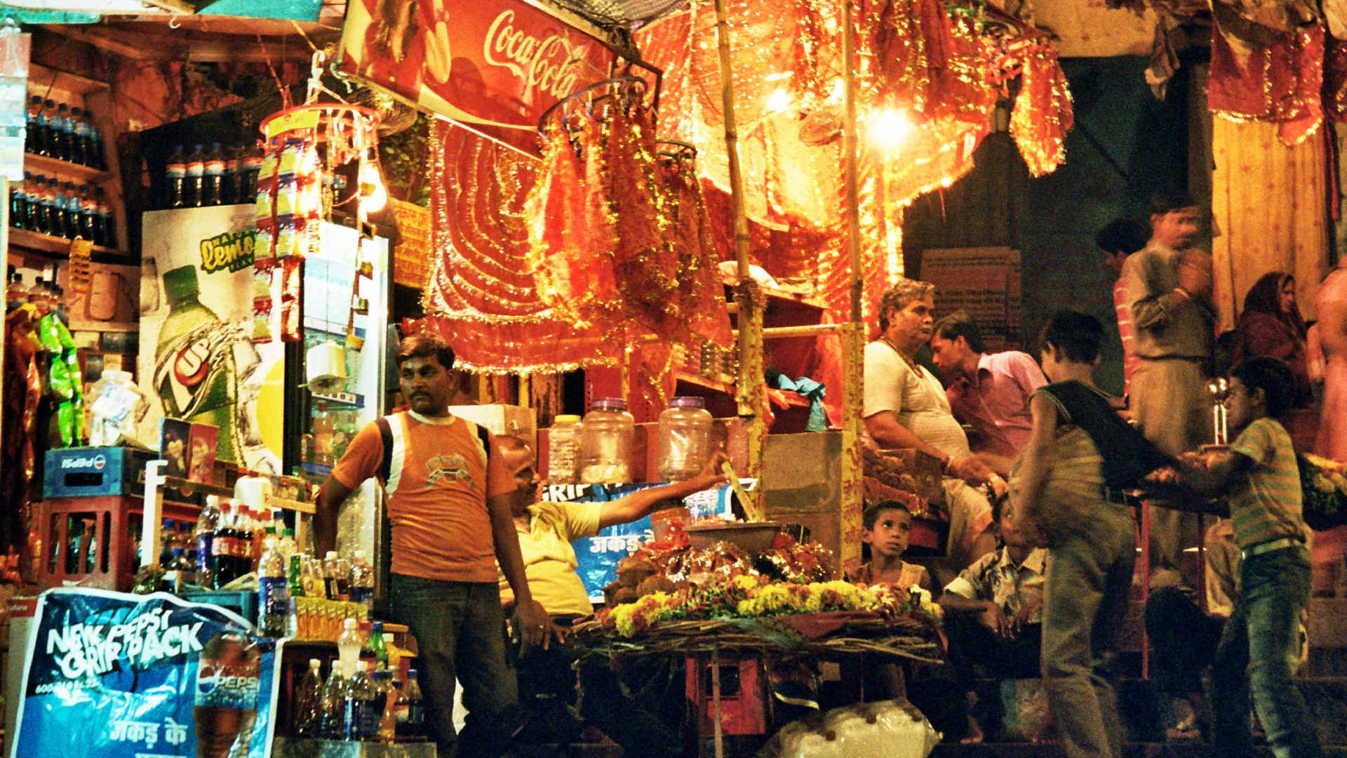 Ночной рынок в Варанаси