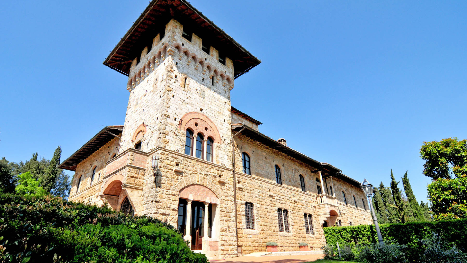 Замок в Сиене, Италия