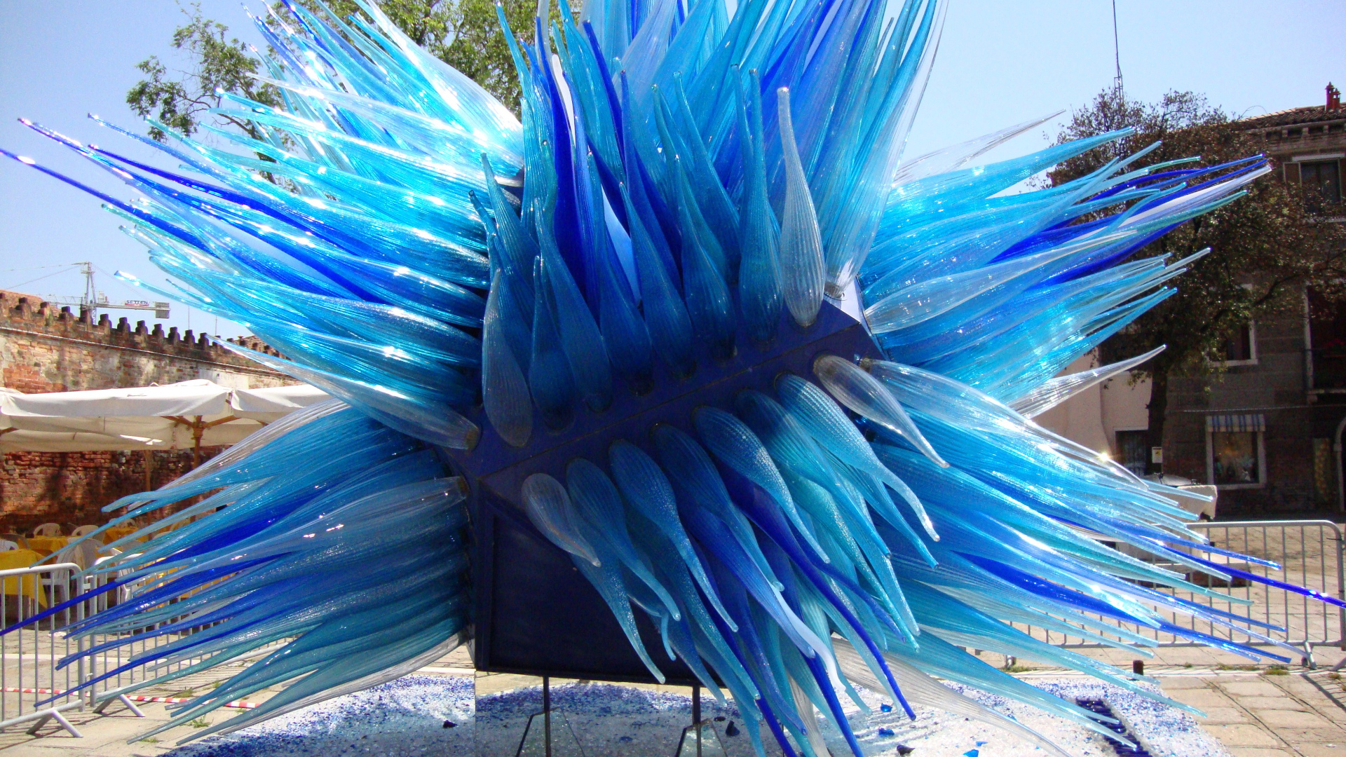 Стеклянная скульптура на острове Мурано, Италия