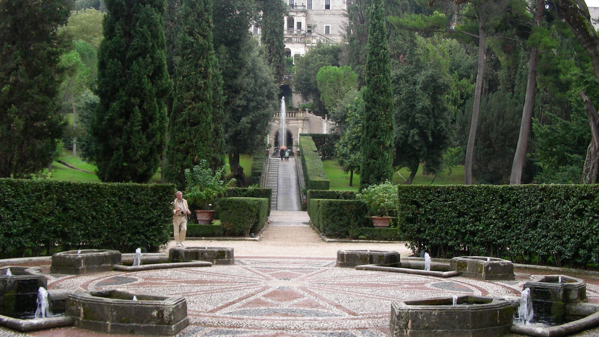 Парк в Тиволи, Италия