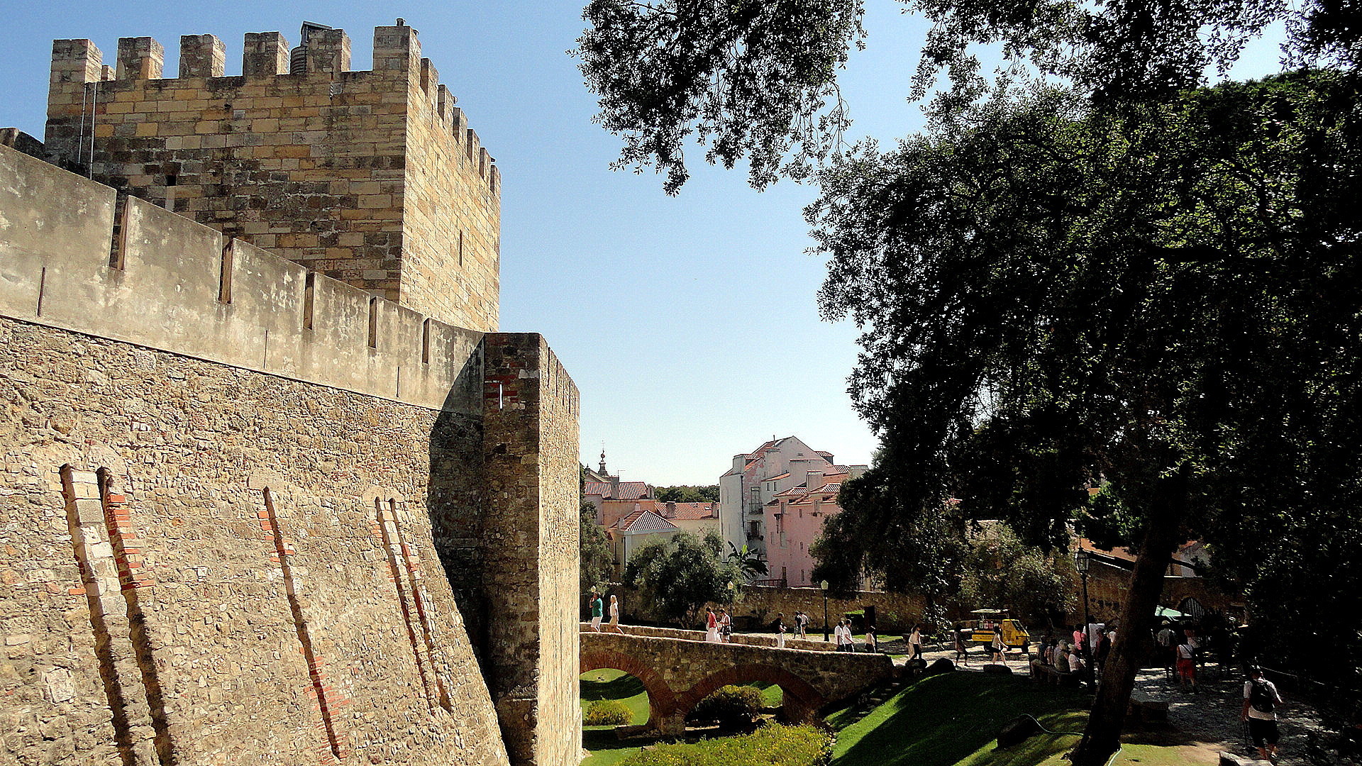 Красивый вид в Лиссабоне