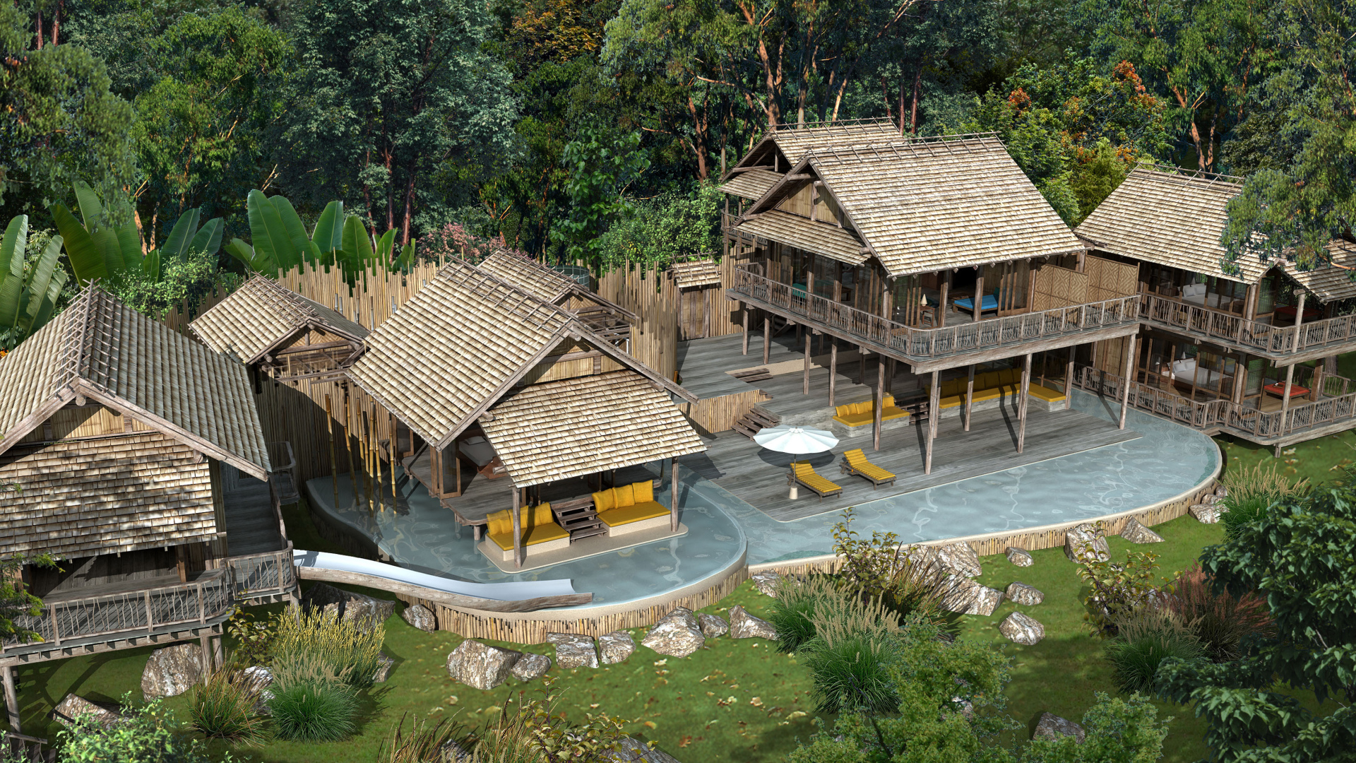 Гостиница на берегу моря на острове Ко Куд, Таиланд