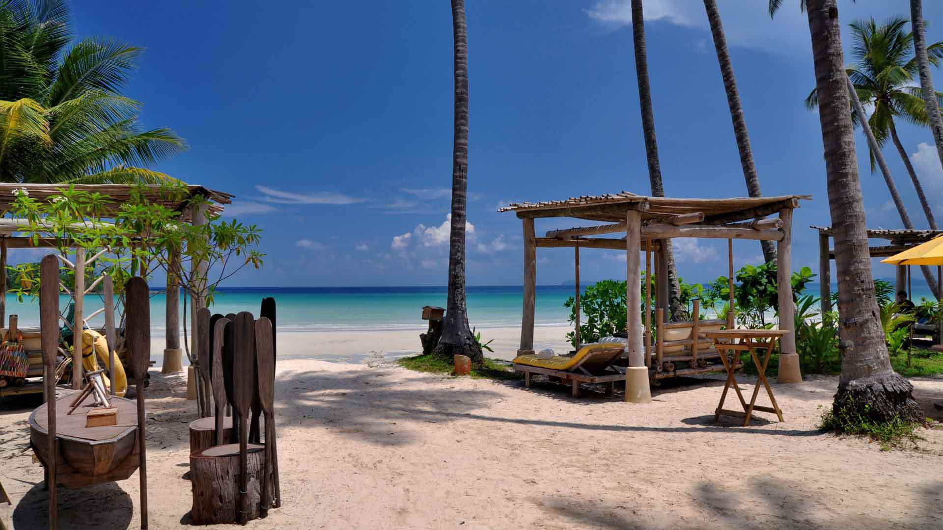 Хижина на пляже на острове Ко Куд, Таиланд