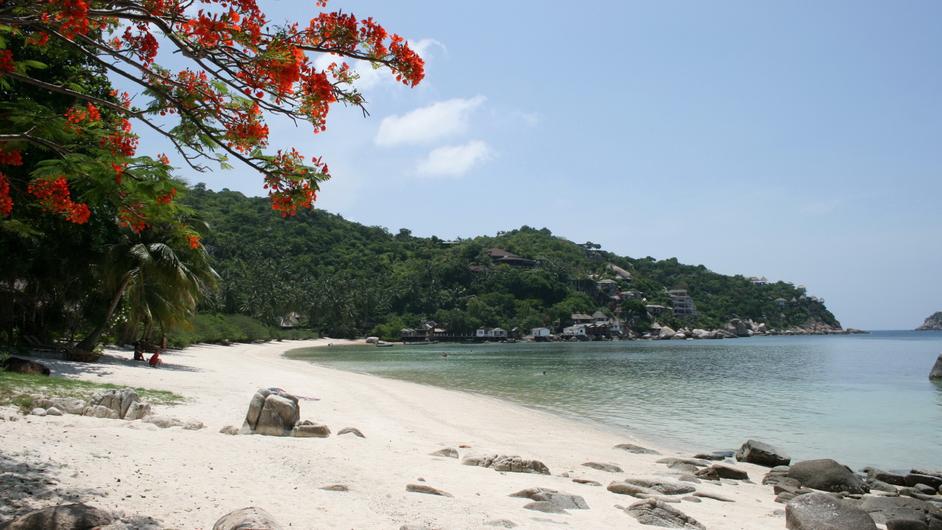 Песчаный пляж на острове Тао, Таиланд