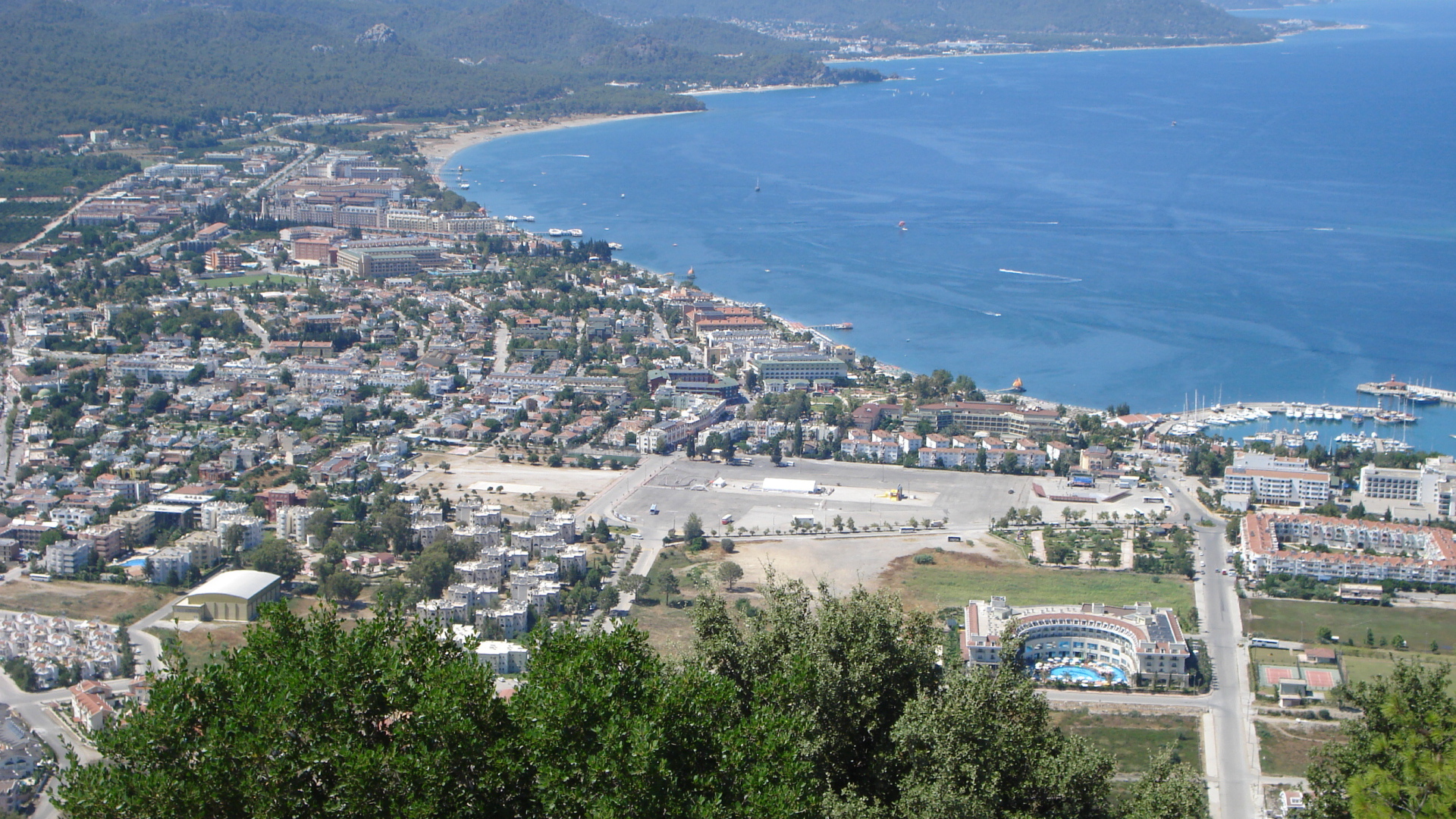 Панорама курорта Белек, Турция