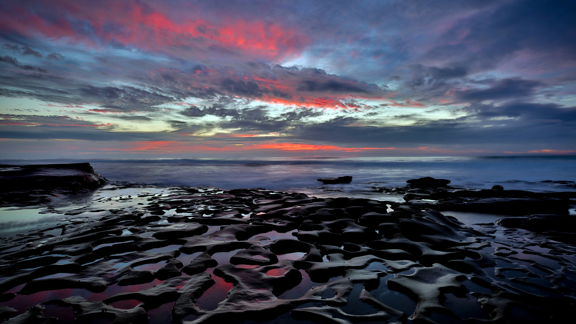 После заката в Сан-Диего, Калифорния, США