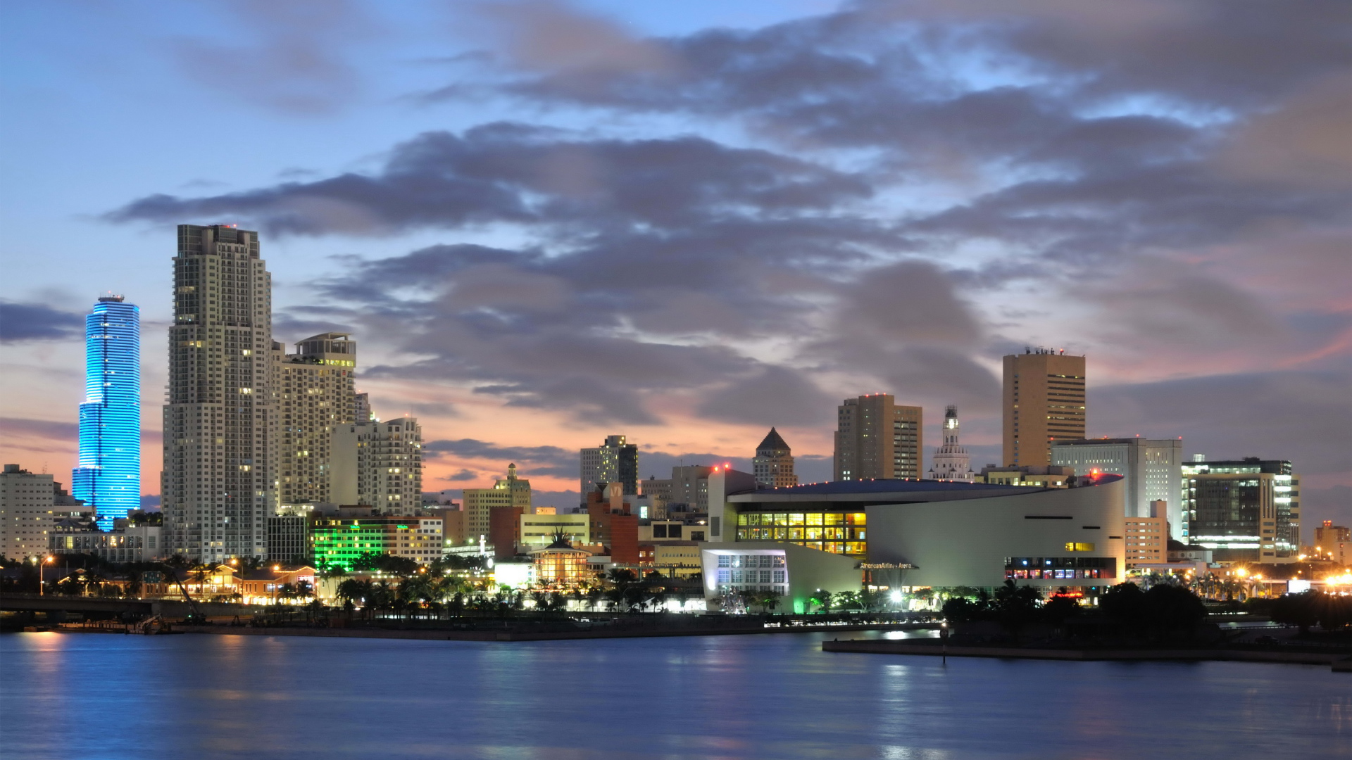 Облачный вечер в Майами