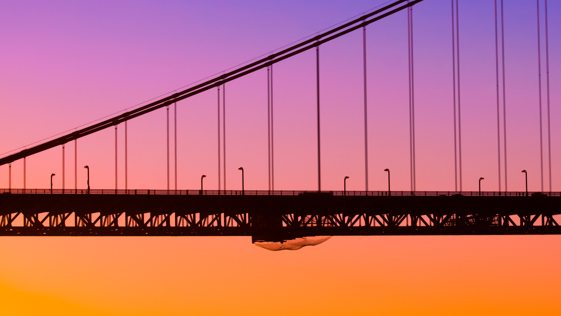 Закат в Сан-Франциско, США