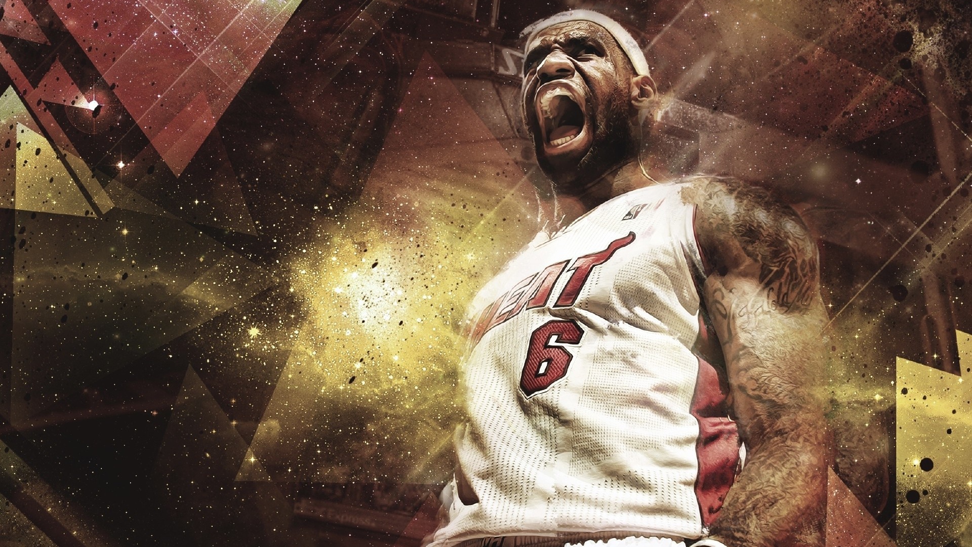 Спортсмен с татуировкой