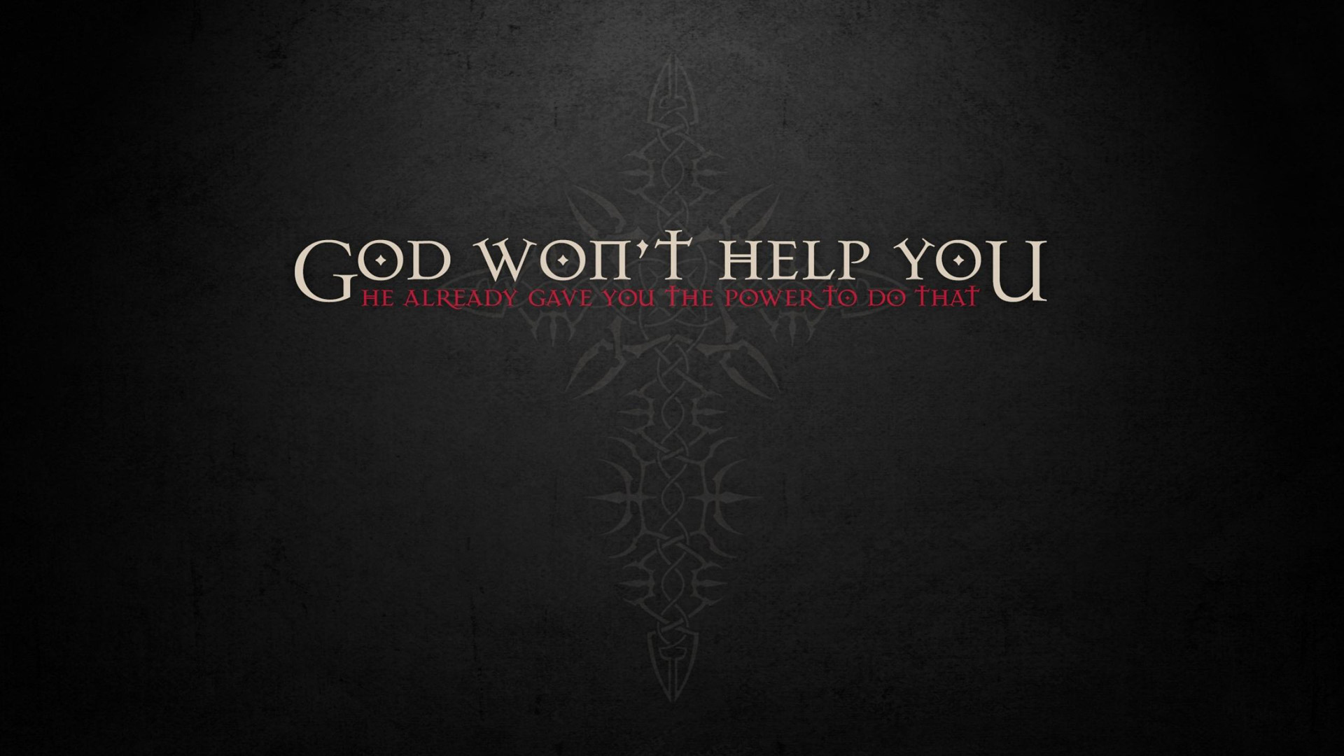 Бог хочет тебе помочь