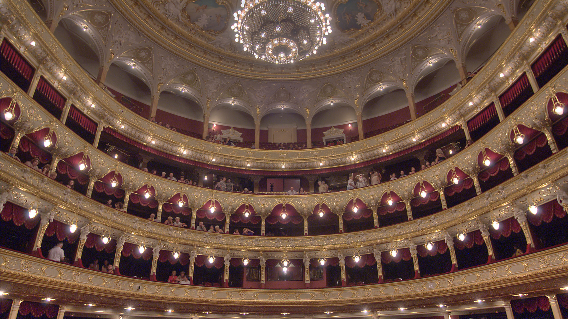 Интерьер Национального театра оперы и балета Одесса