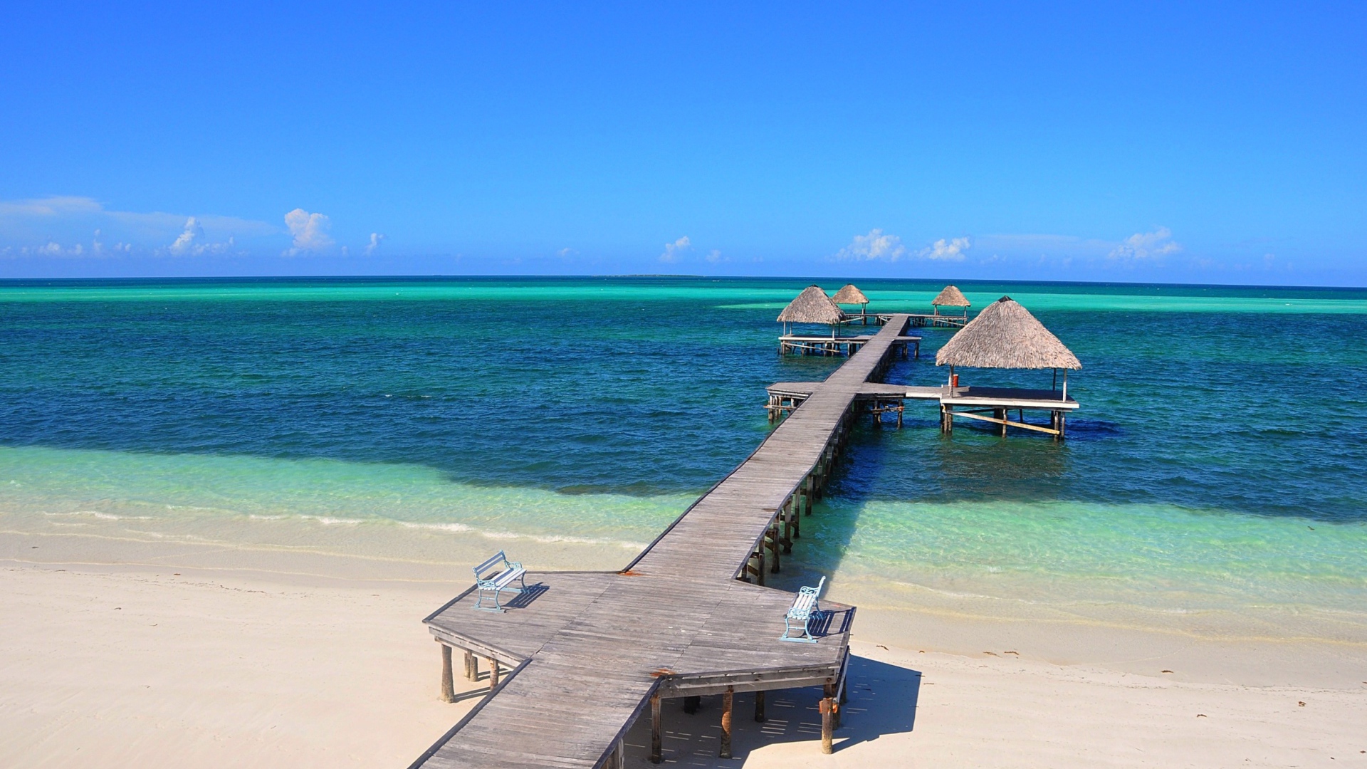 Причал на курорте Кайо Гильермо, Куба