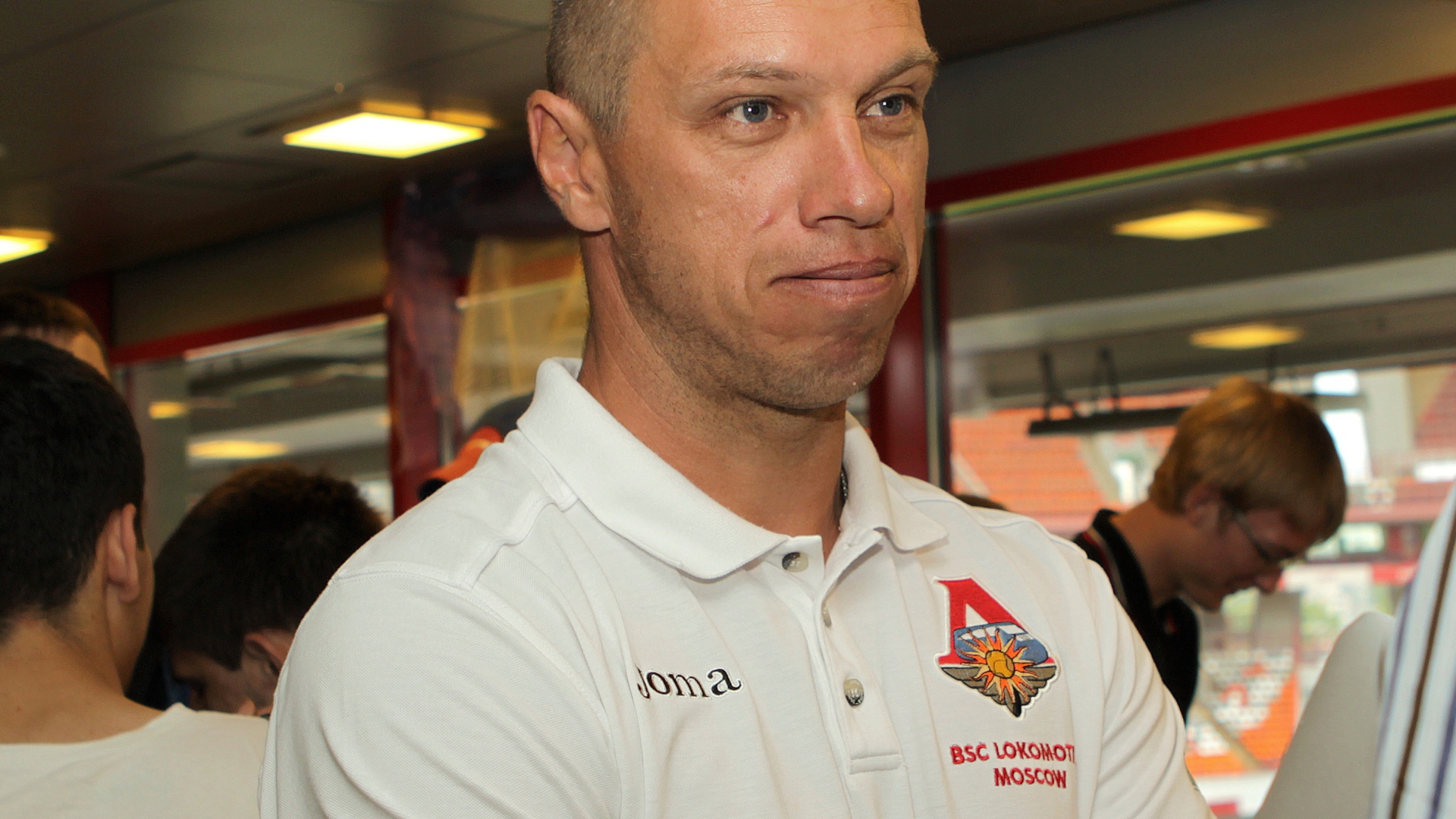 Lokomotiv player Alexander Filimonov